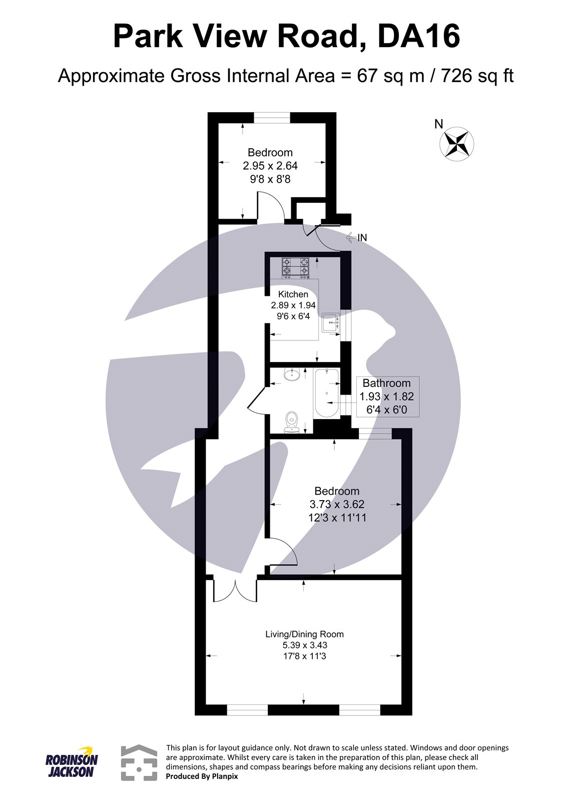 114c, Park View Road, Kent floorplan