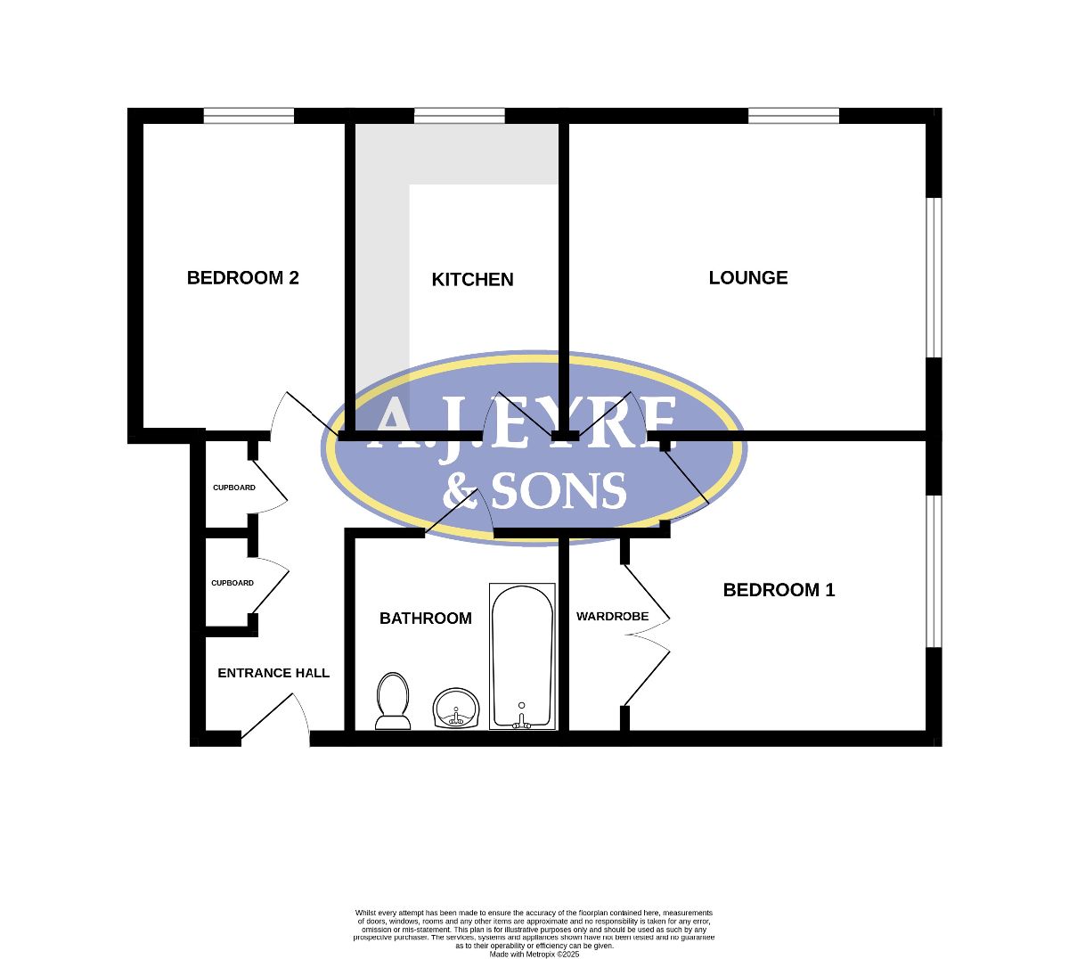 Flat 41, Rosecott, Horndean, Waterlooville floorplan