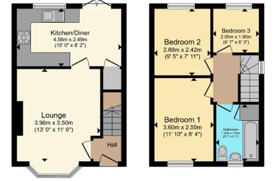 23, Jessica Way, Leigh floorplan