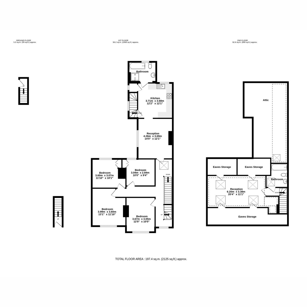 18, Strickland Row, London floorplan