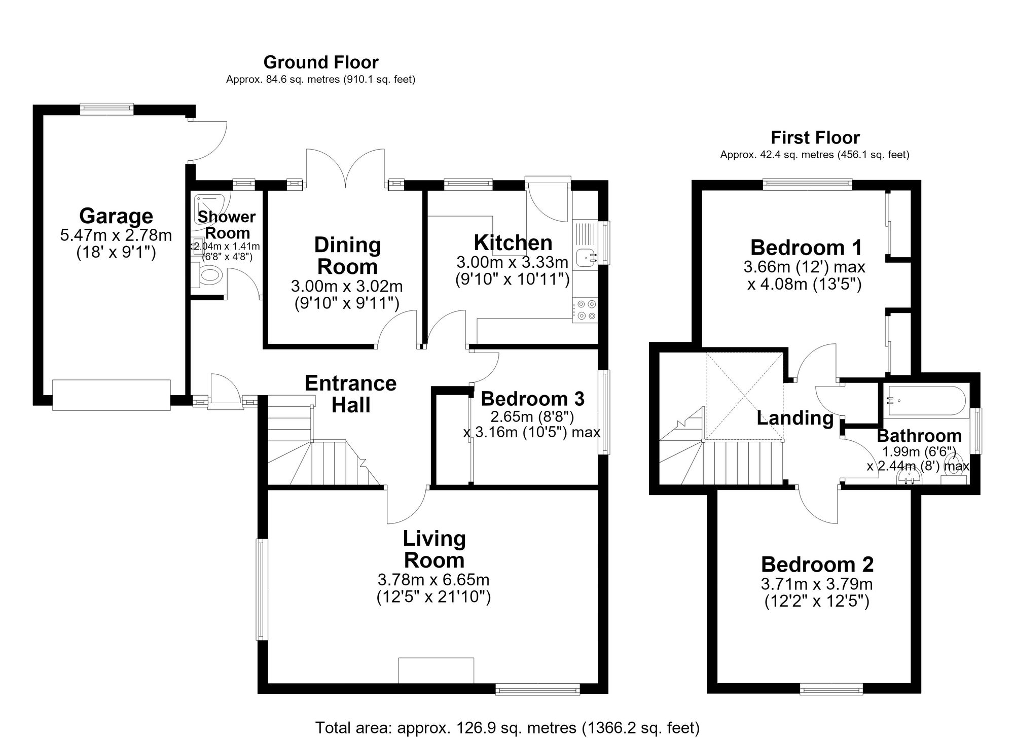66 Kingsley Drive, Warrington floorplan