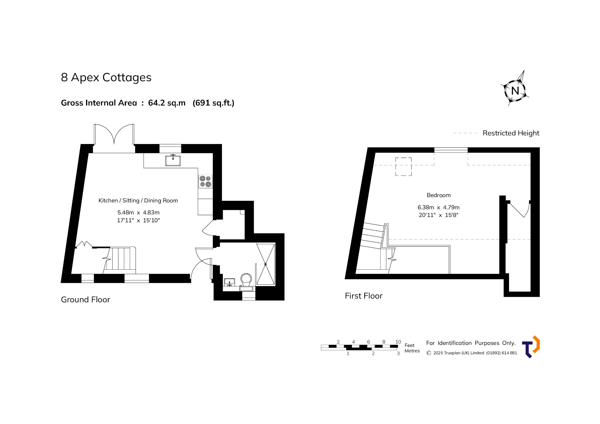 8 Apex Cottage, Edenbridge floorplan