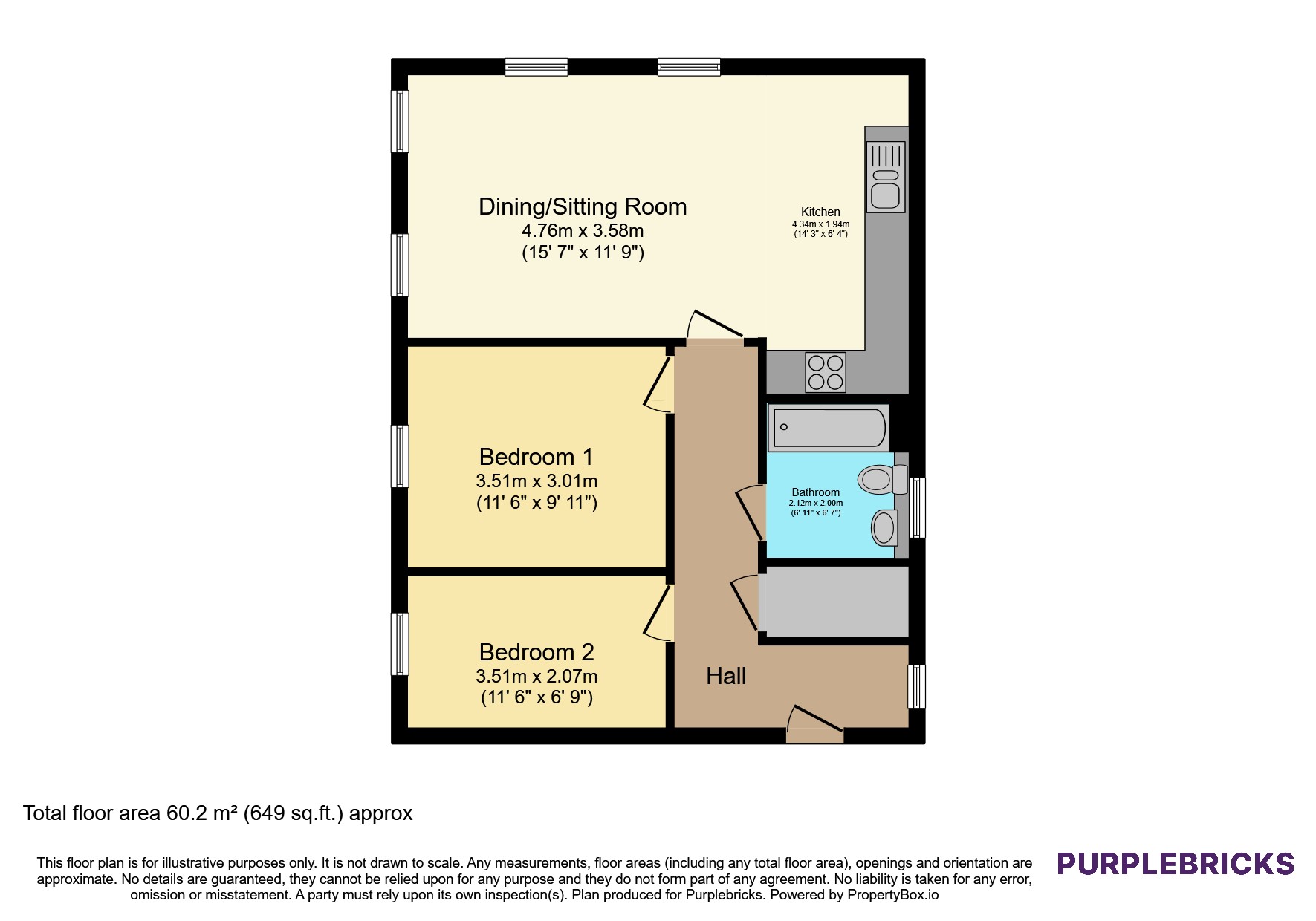 6, Feeding Field Close, Hayle floorplan
