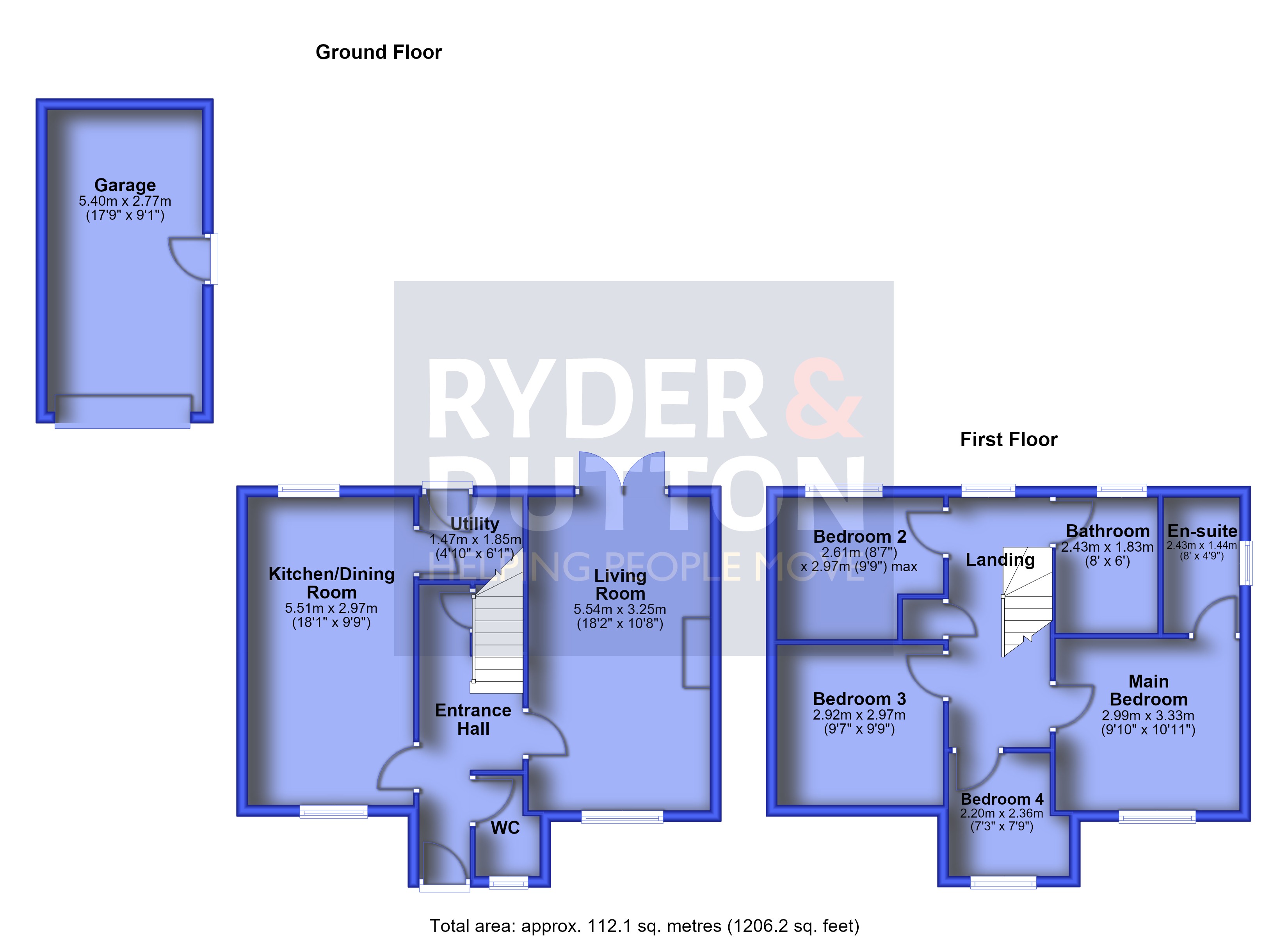 9, Ullswater Close, West Yorkshire floorplan