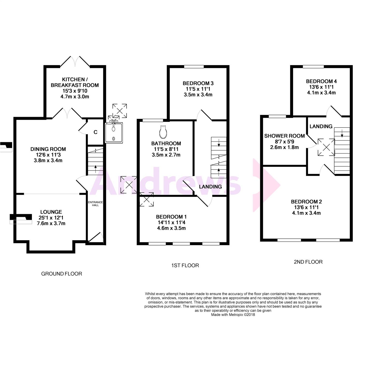 4 Bedrooms Terraced house to rent in Thornton Road, Barnet, Hertfordshire EN5