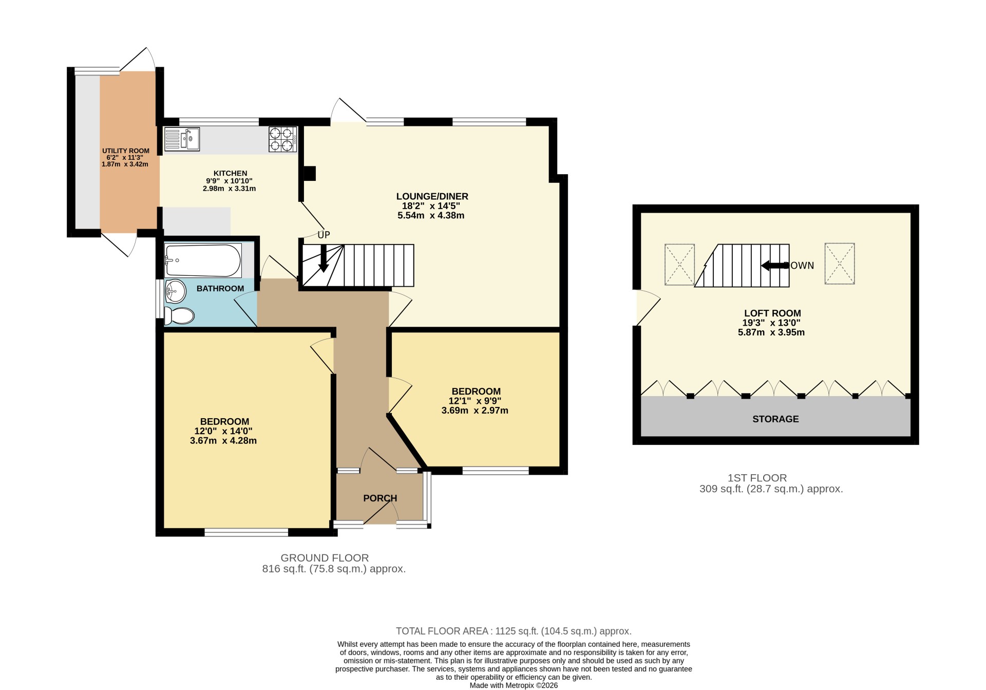 5, Clifton Avenue, Hanworth floorplan