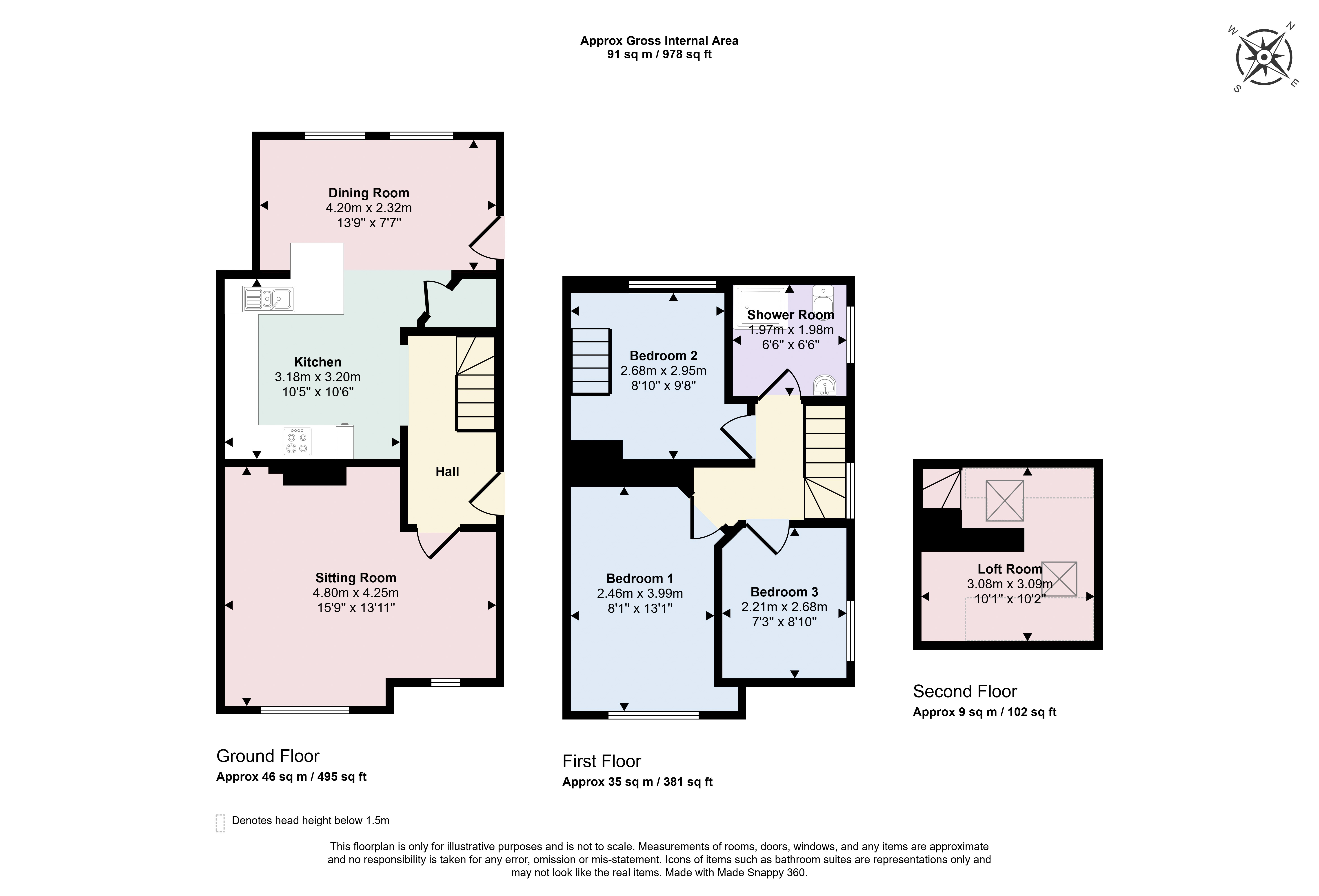38, The Hollow, Bath floorplan