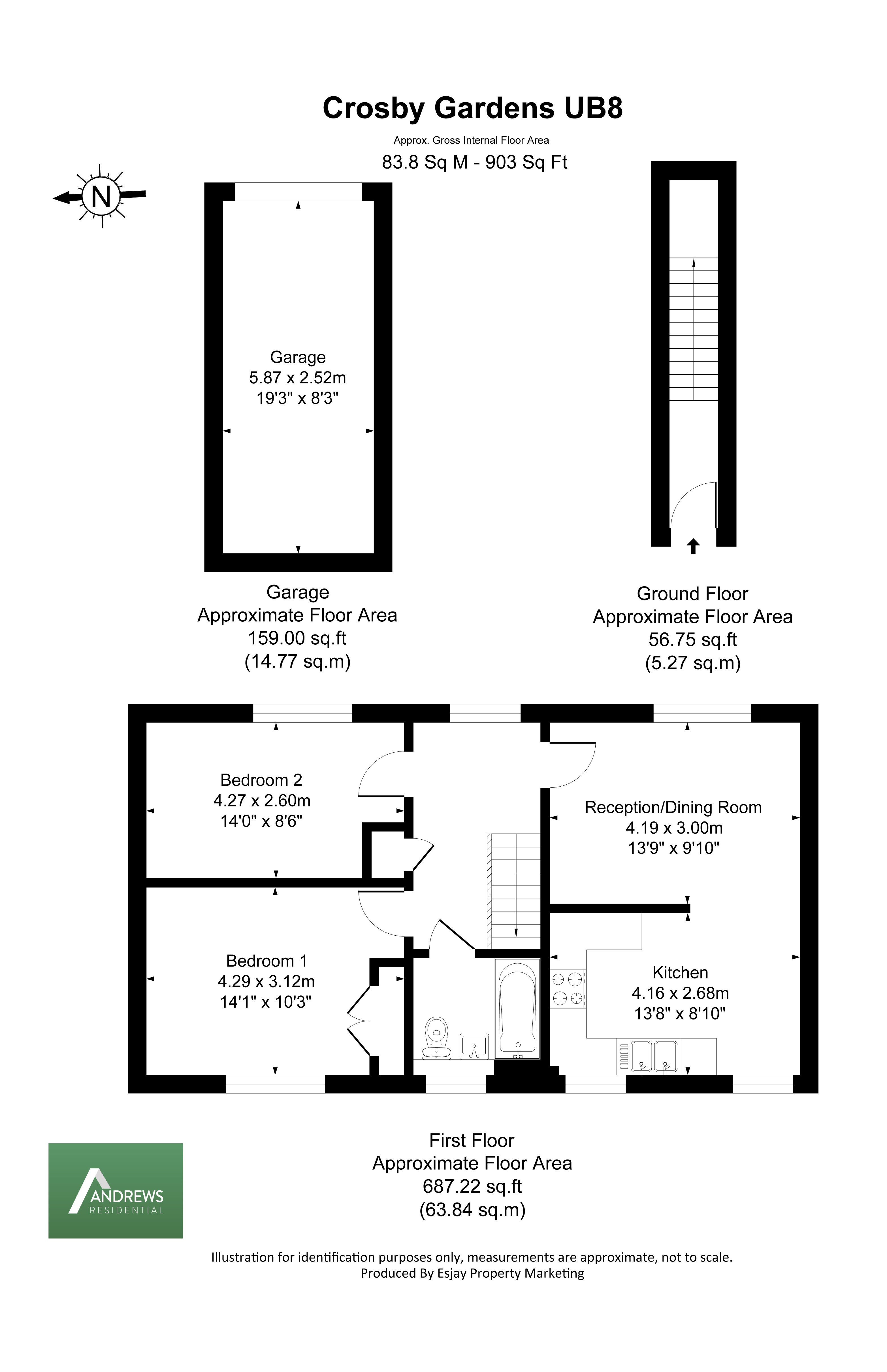 5, Crosby Gardens, Hillingdon floorplan