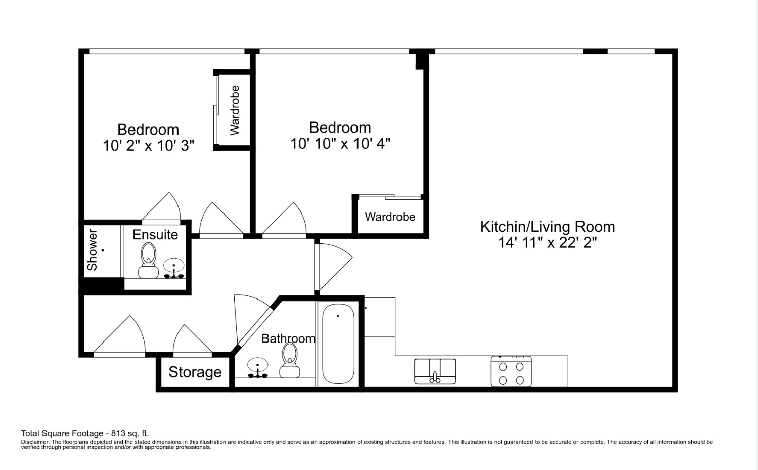 2 Bedrooms  to rent in Kestrel Road, Farnborough GU14