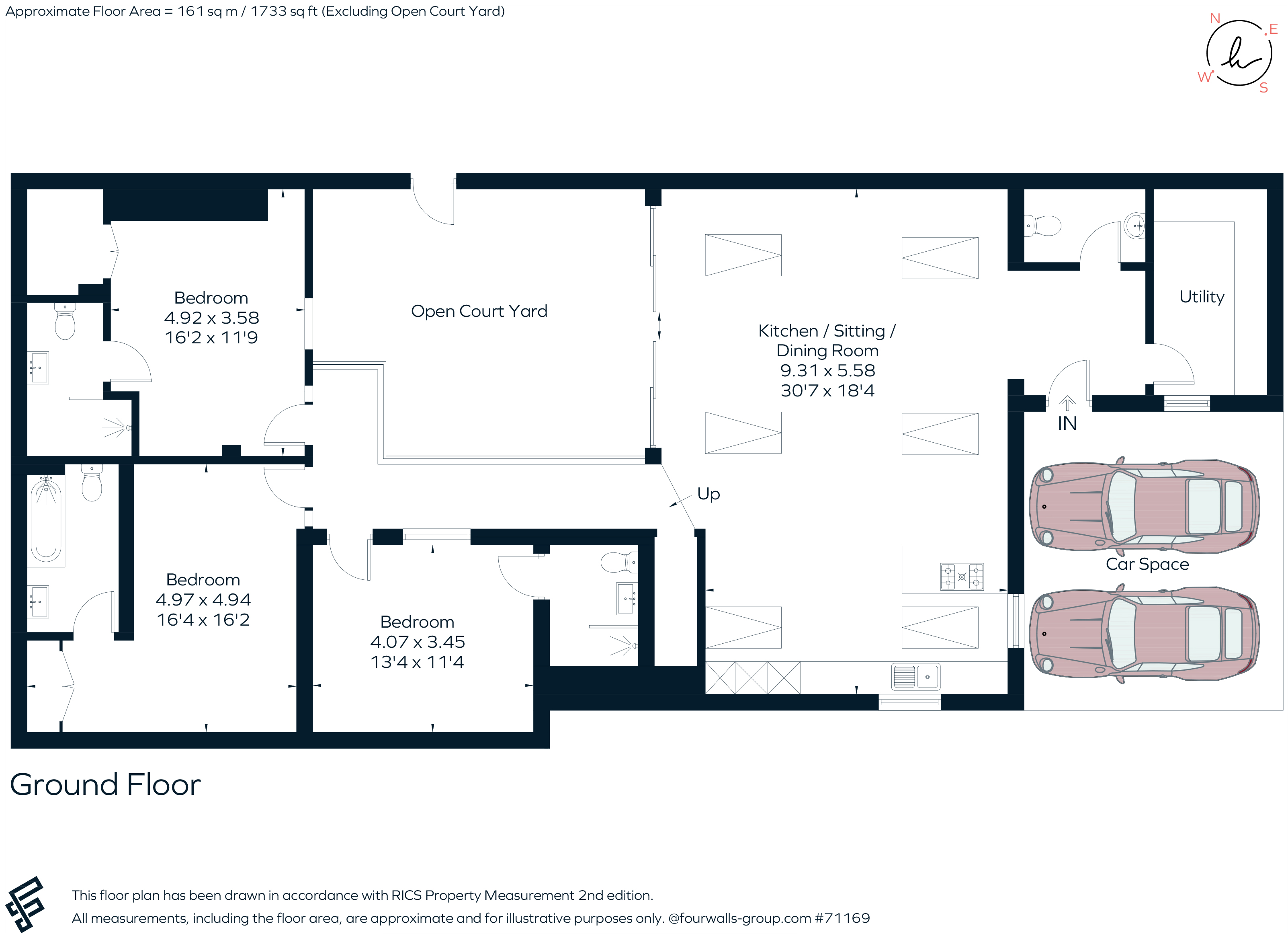House to the rear of 6, Endless Street, Salisbury floorplan