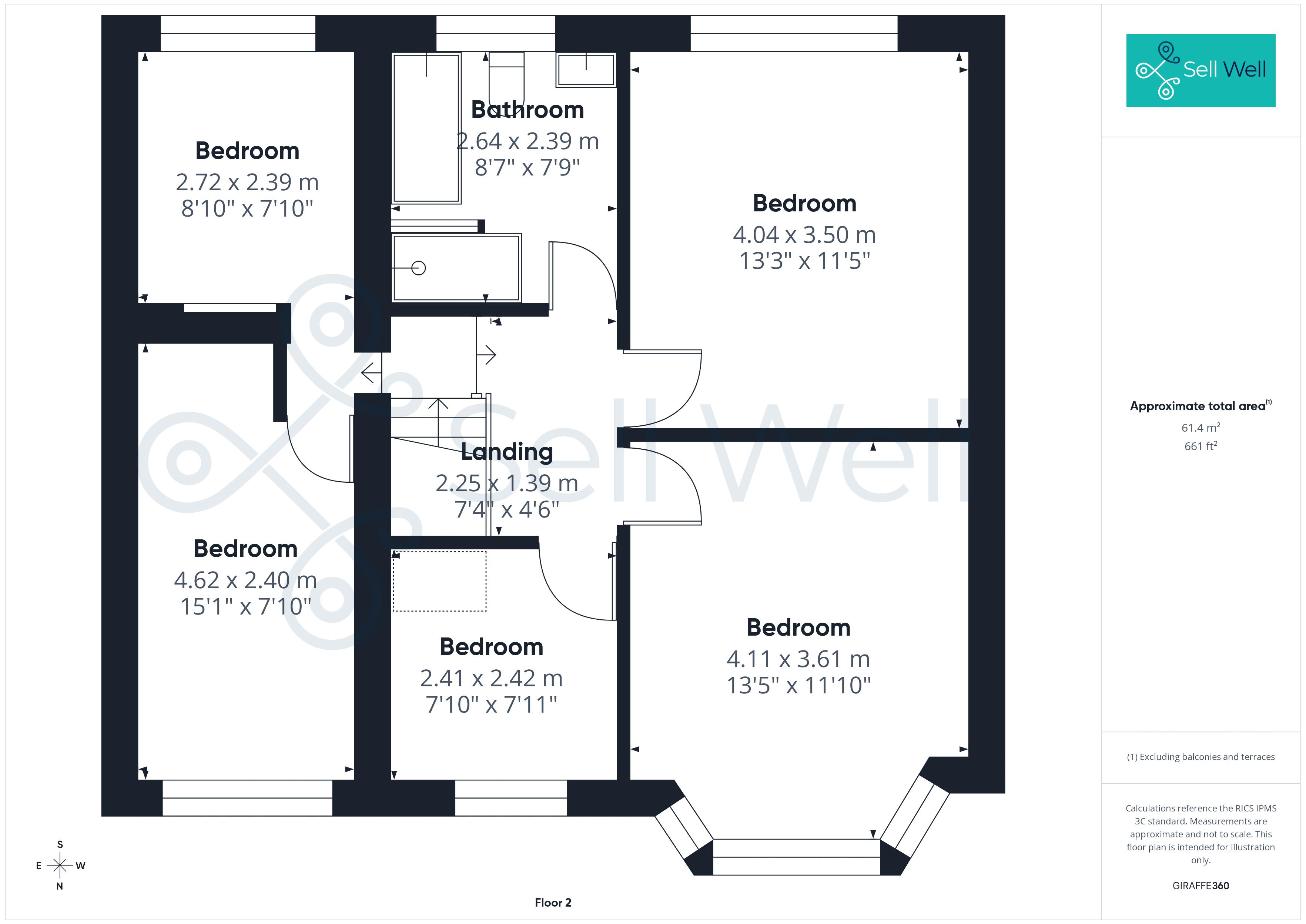 45, Kingsway, Manchester floorplan