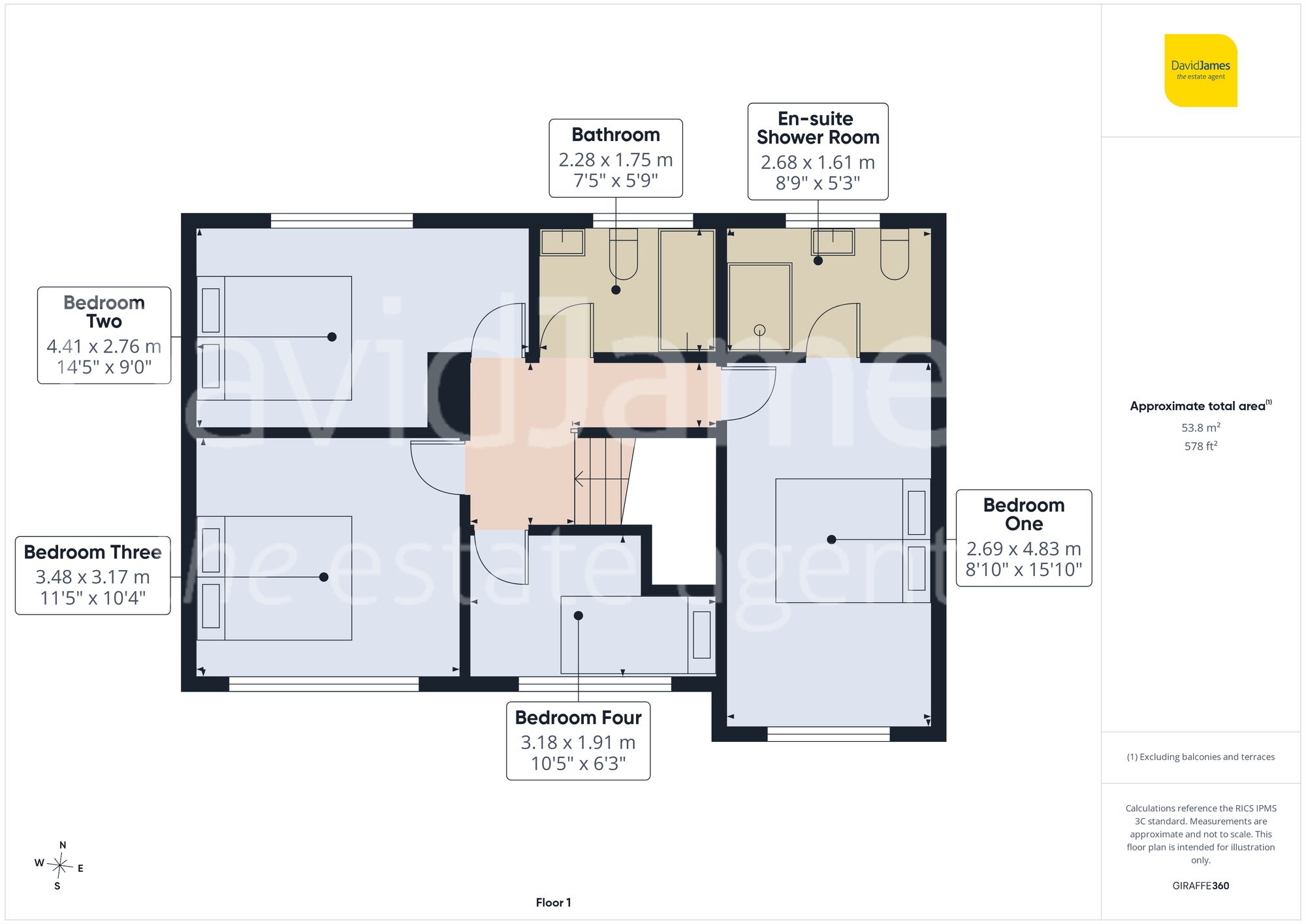 74 Southcliffe Road, Nottingham floorplan