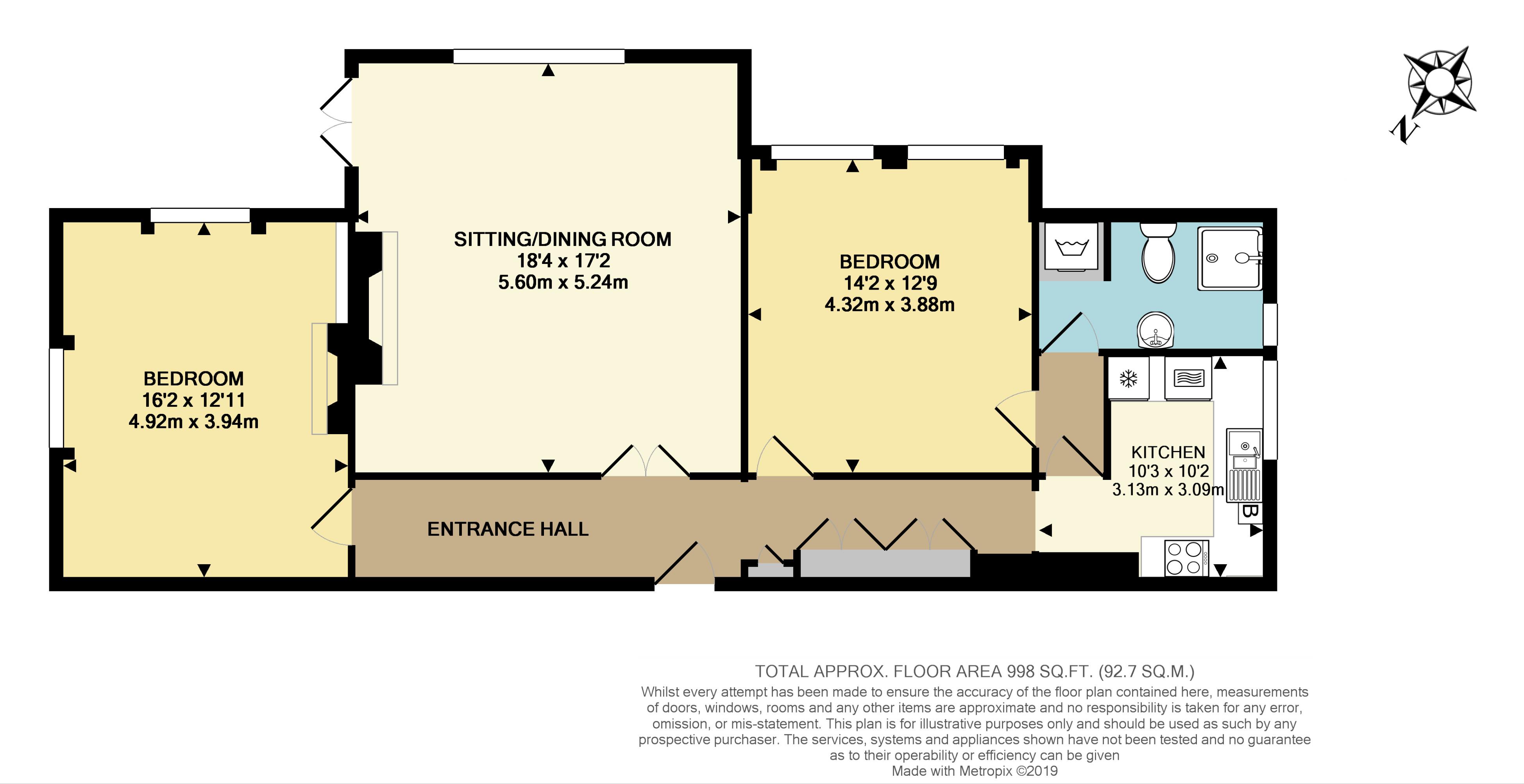 2 Bedrooms Flat to rent in Grange Court, Grange Drive, Merstham RH1