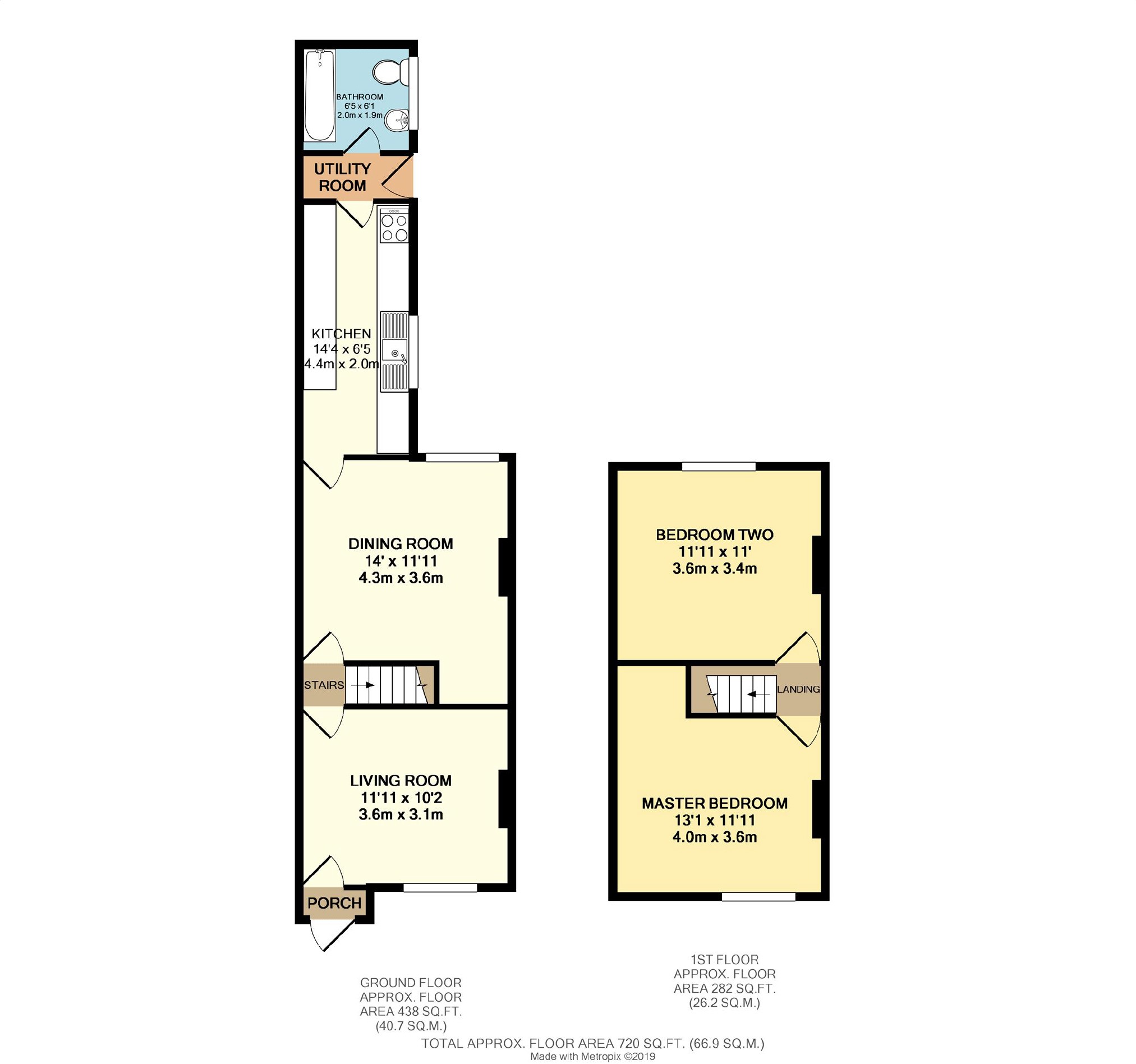 22, Dundonald Road, Manchester floorplan