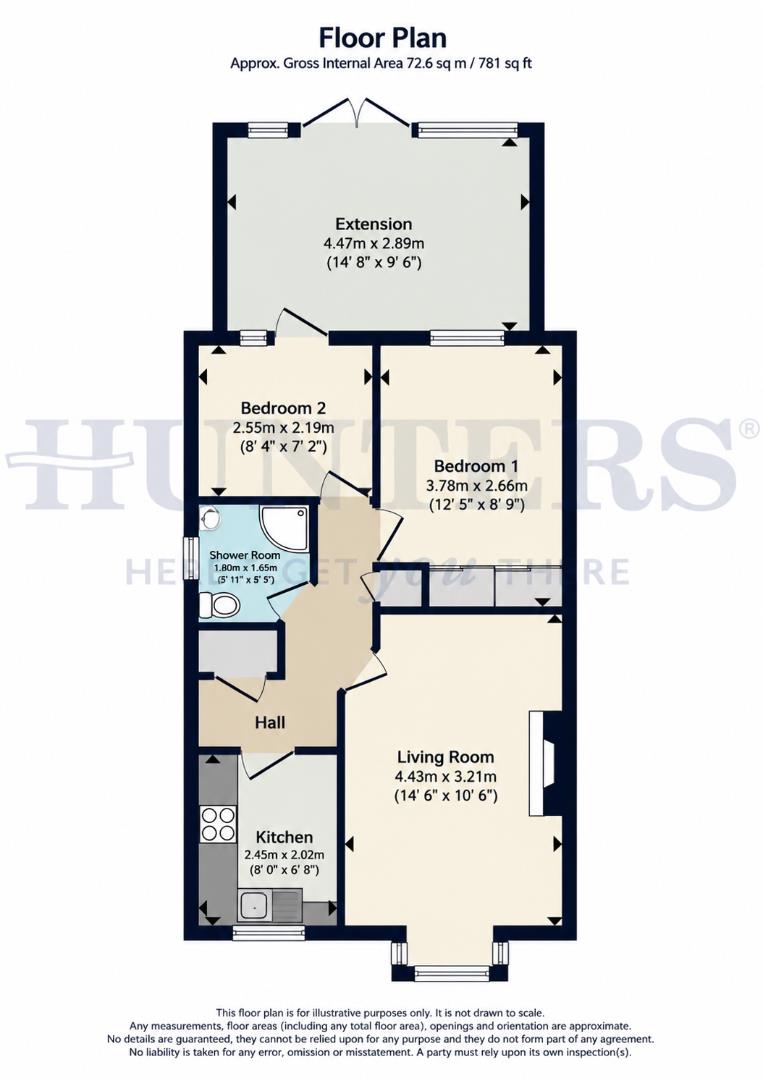 76, Park View, Barnsley floorplan