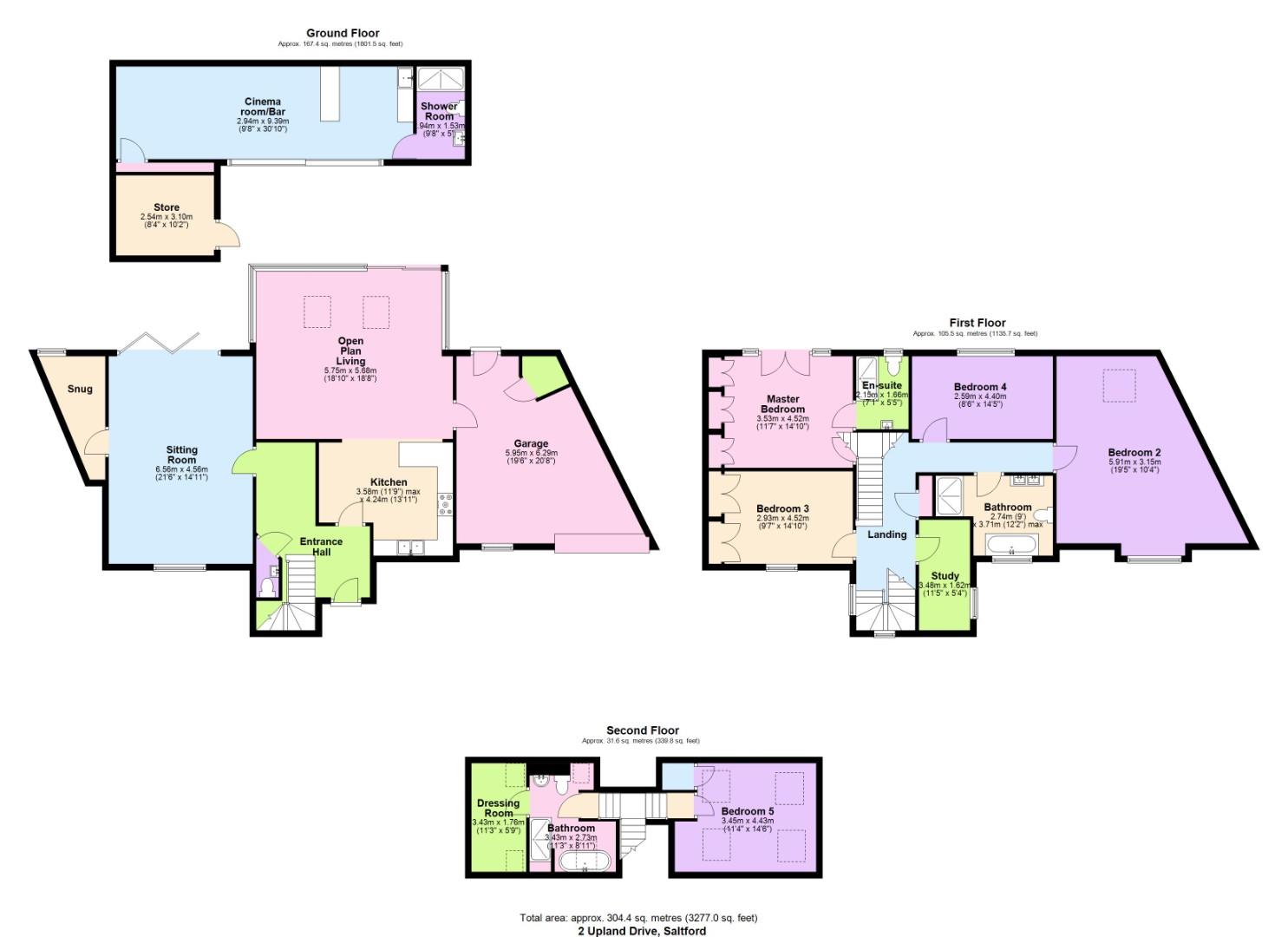2, Uplands Drive, Bristol floorplan