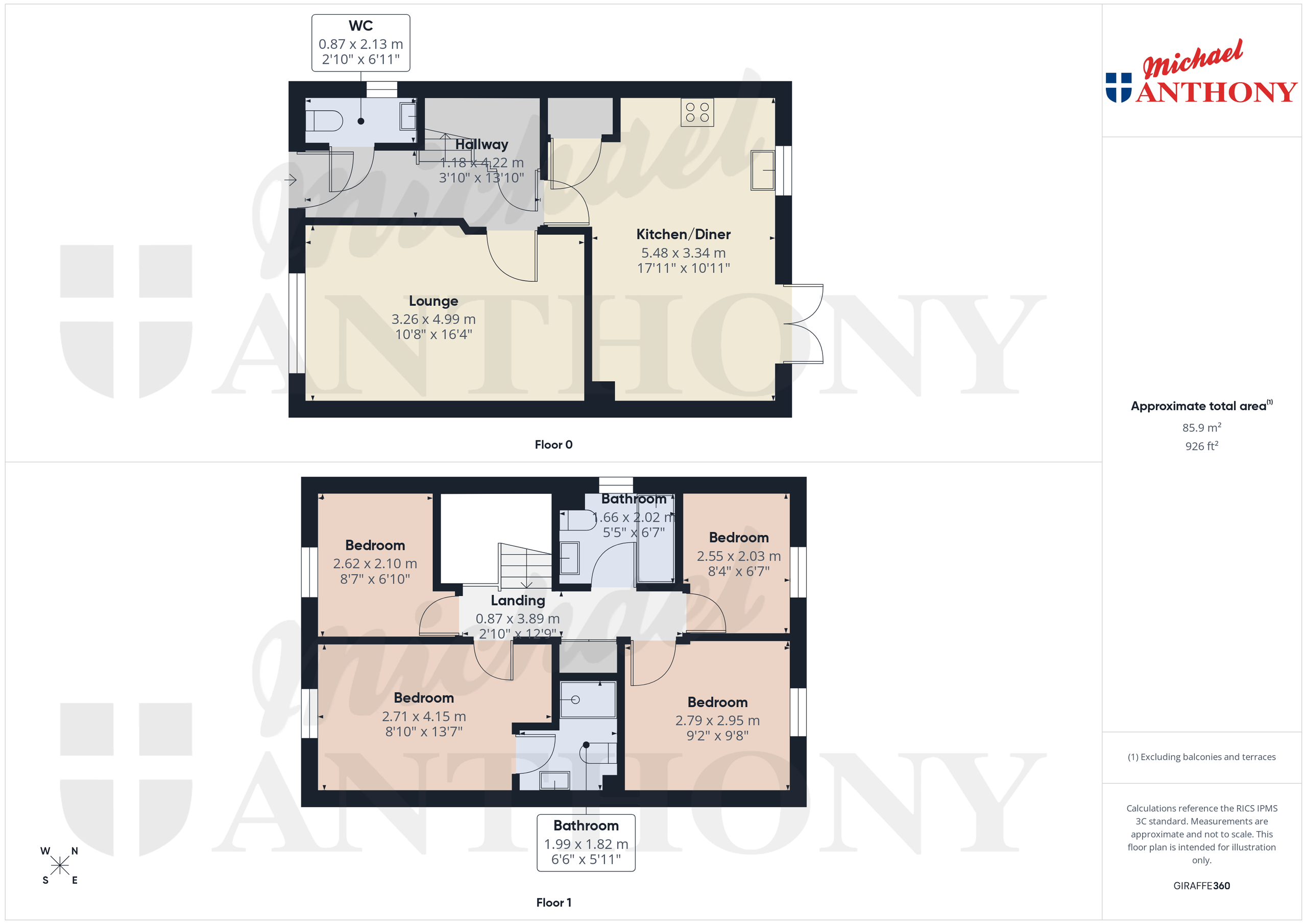 216 Briggington Way, Leighton Buzzard floorplan