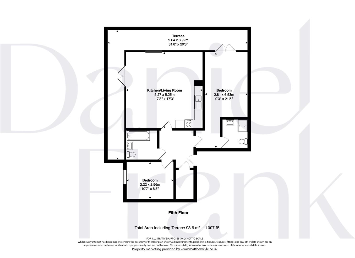 Flat 13, Aubrey House 165H, High Road, Loughton floorplan