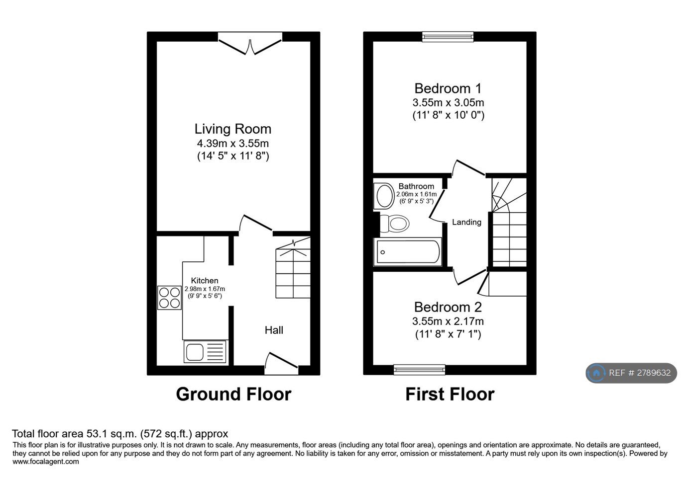 Westminster Road, Exeter floorplan