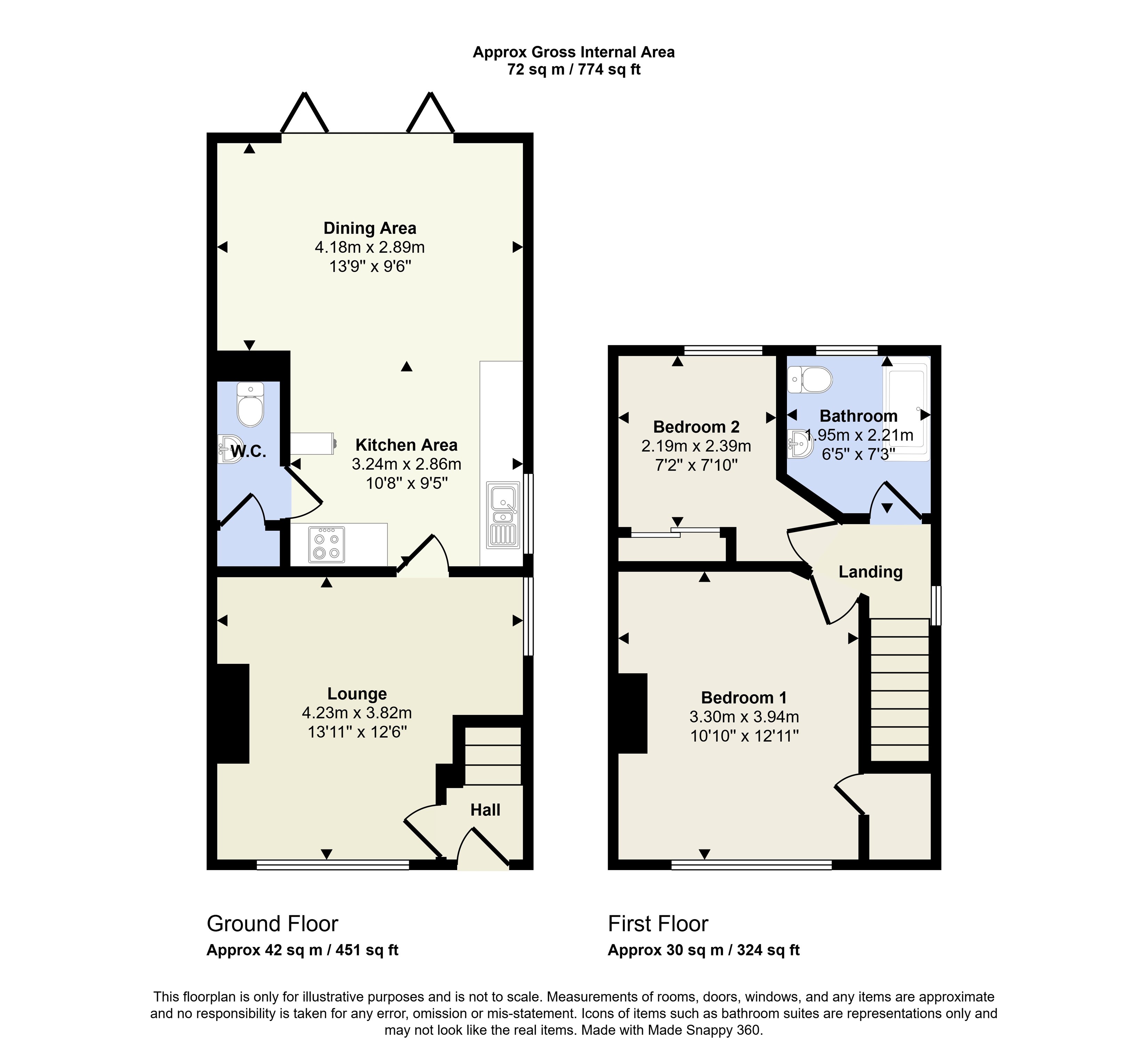 22, Holmfield Road, Chilwell, Nottingham floorplan