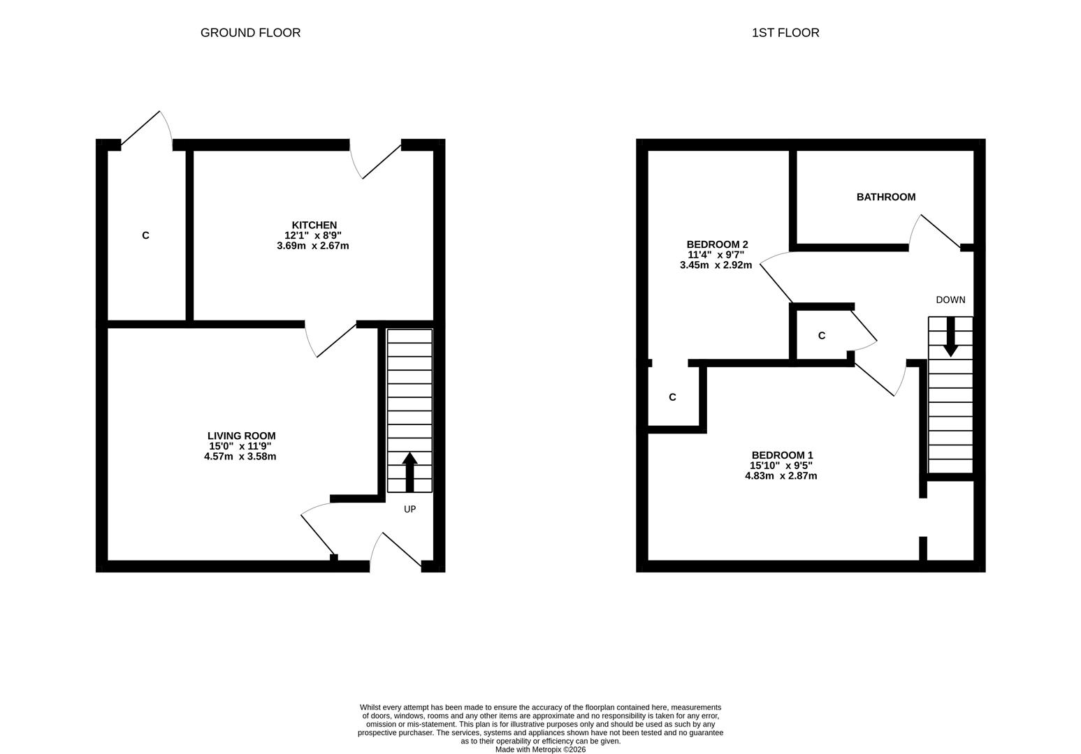 22, Calder Grove, Hull floorplan