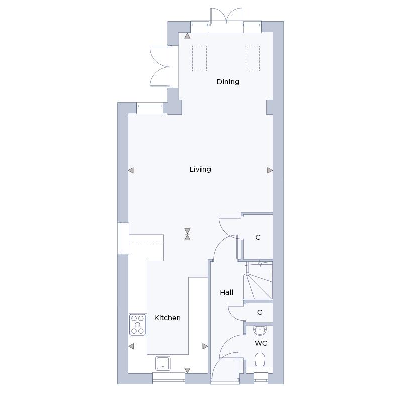 The Clayburn, Herons Lake, Theale floorplan