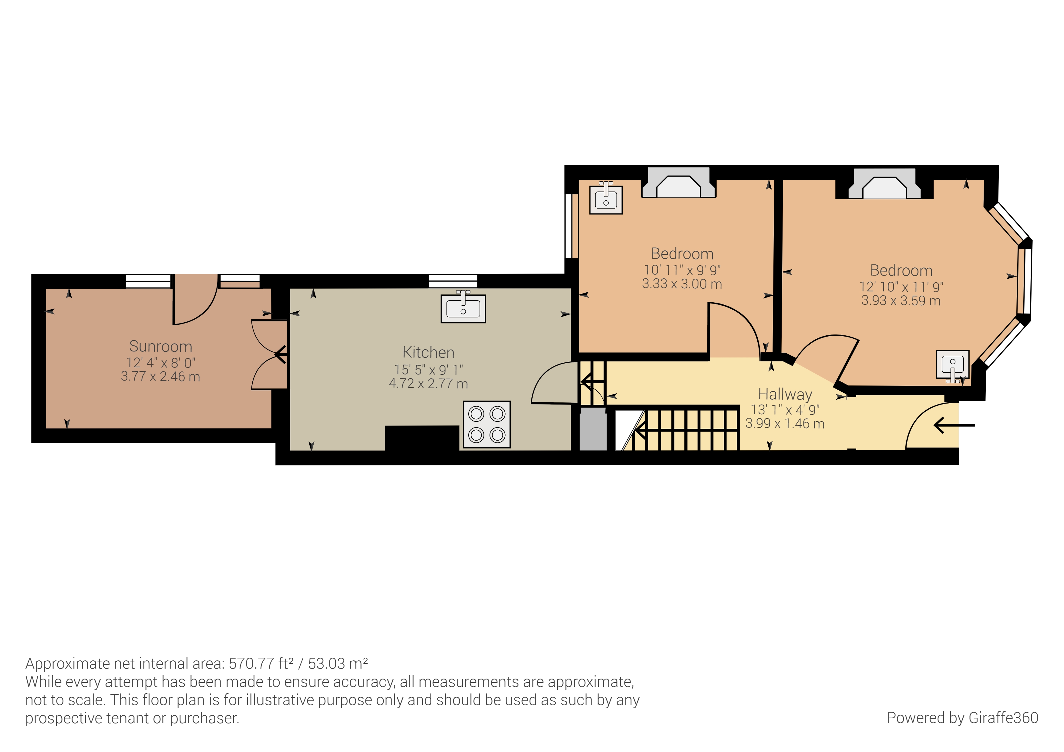 Room 1, 60, Osborne Road, East Sussex floorplan