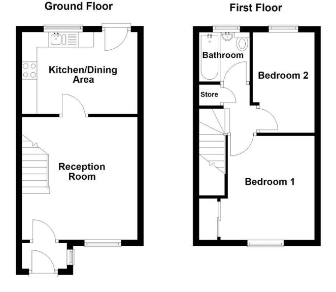 45, Bader Drive, Heywood floorplan