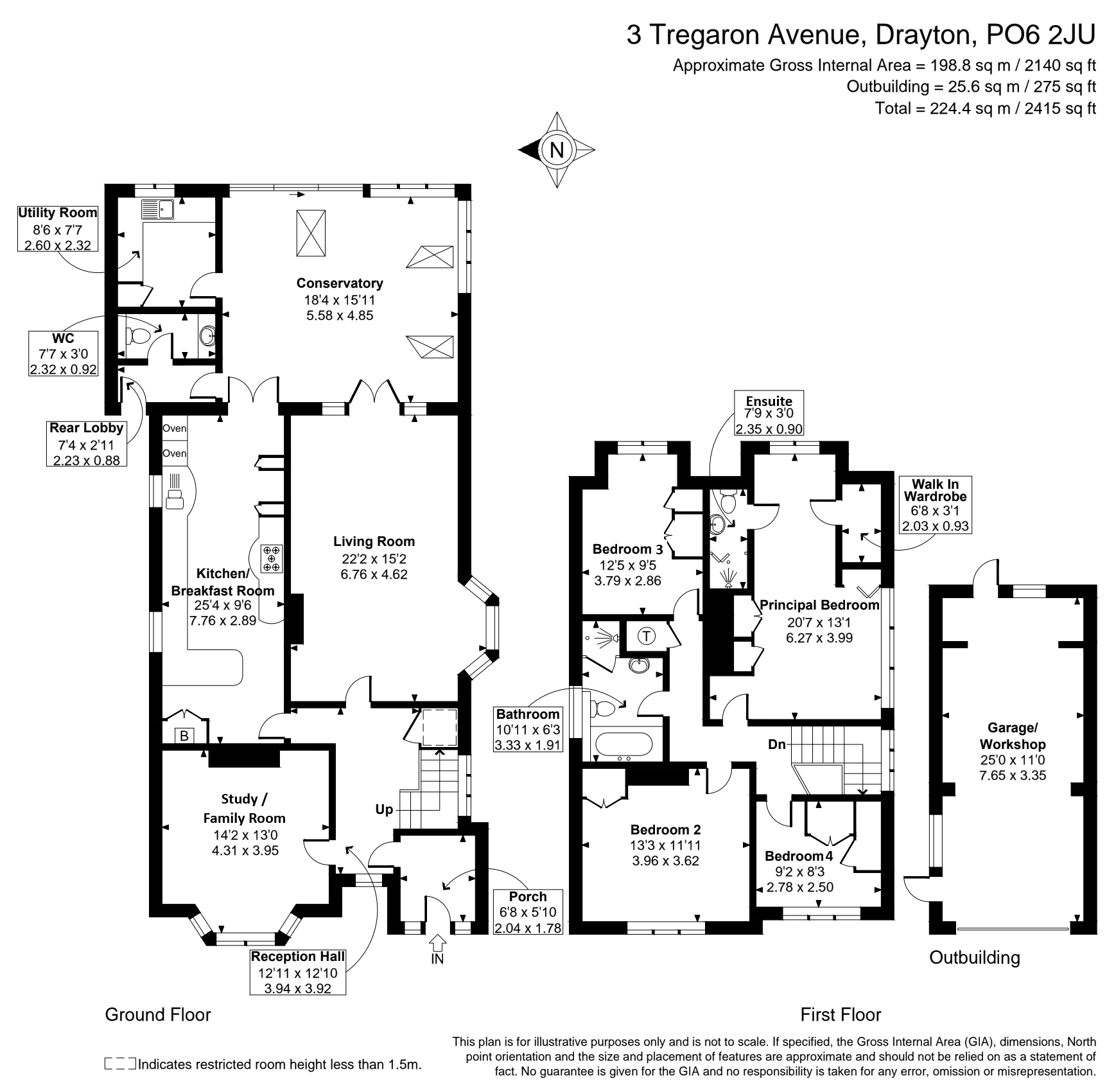 3, Tregaron Avenue, Portsmouth floorplan