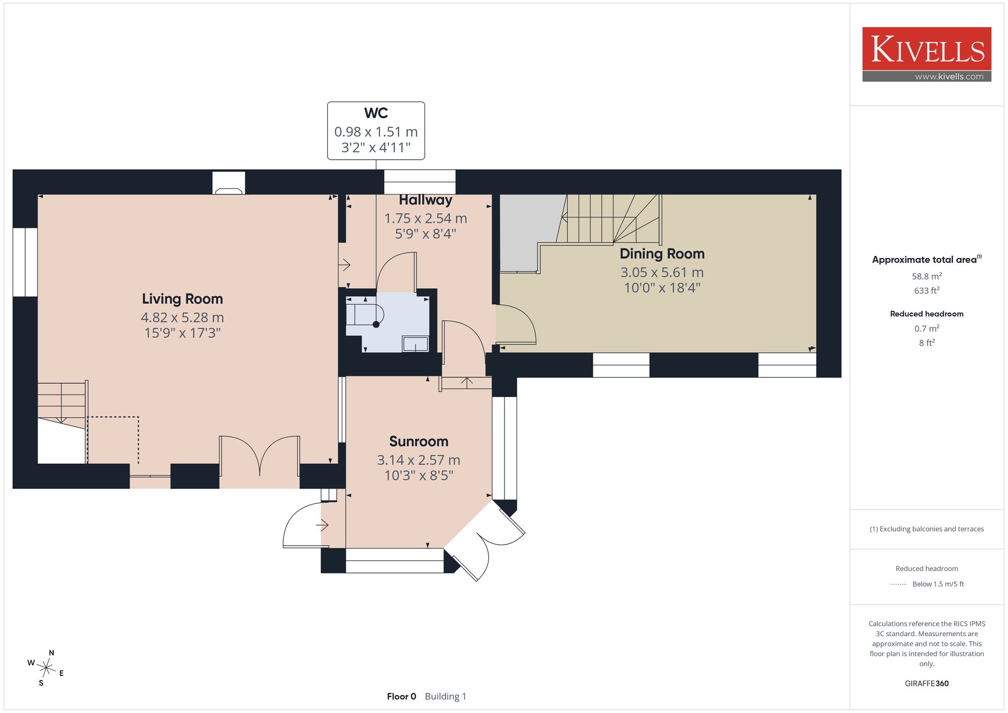 Clematis Cottage, Launceston floorplan