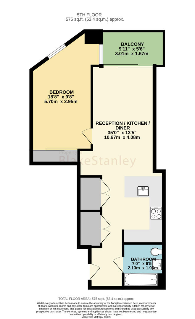Marian Place, London floorplan