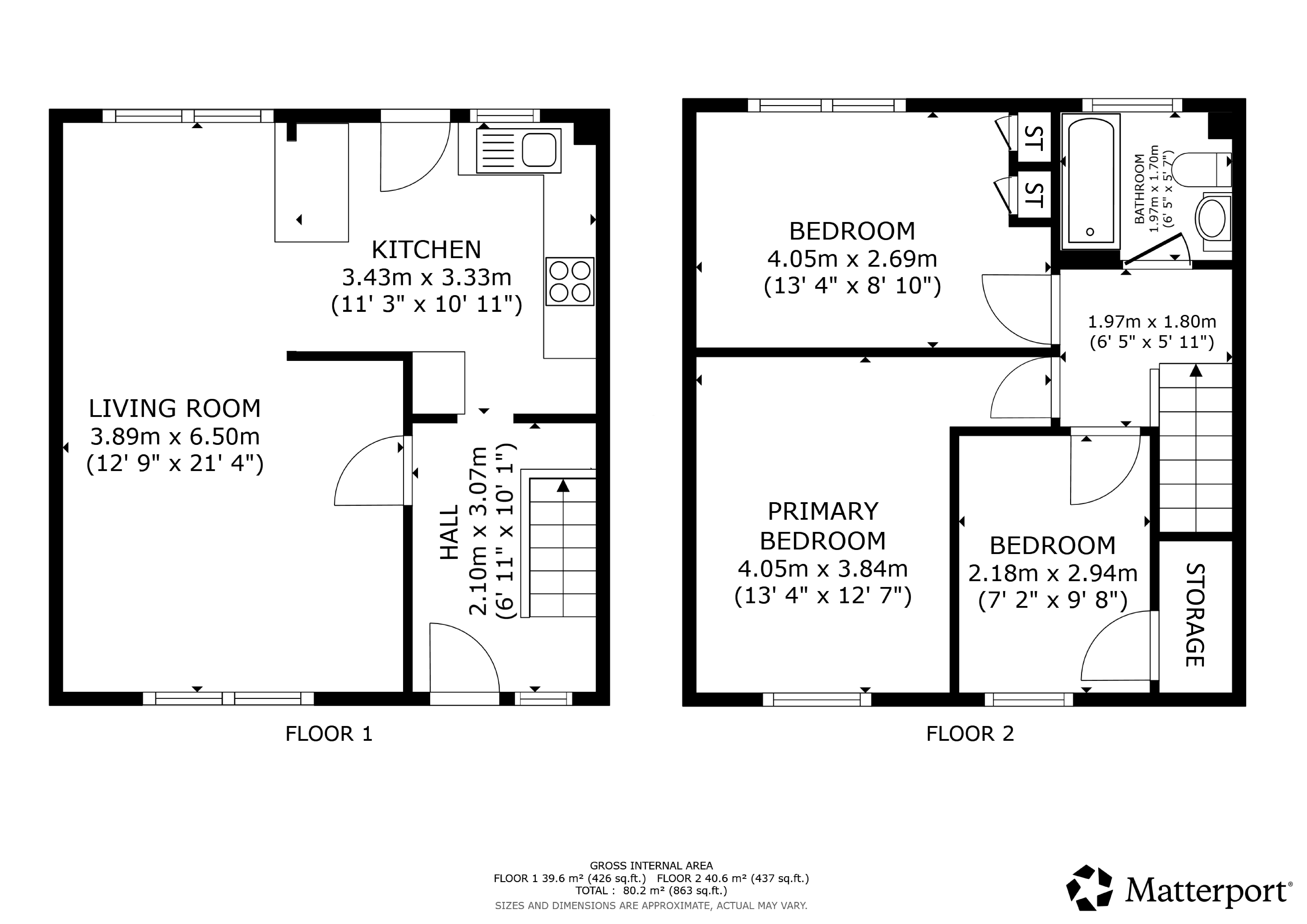 89, Archerhill Road, Knightswood floorplan