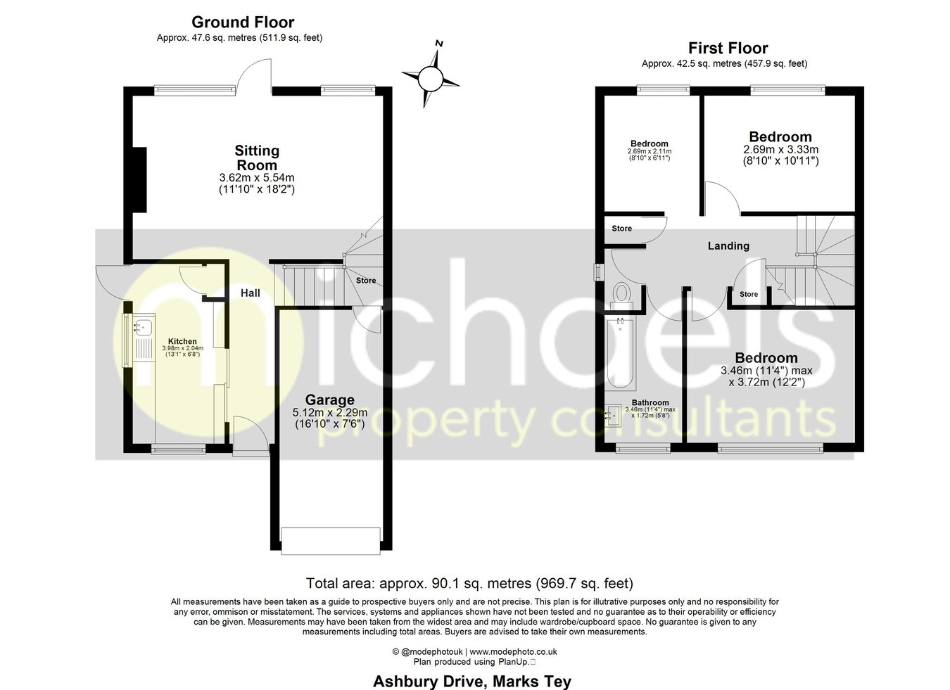 32, Ashbury Drive, Colchester floorplan