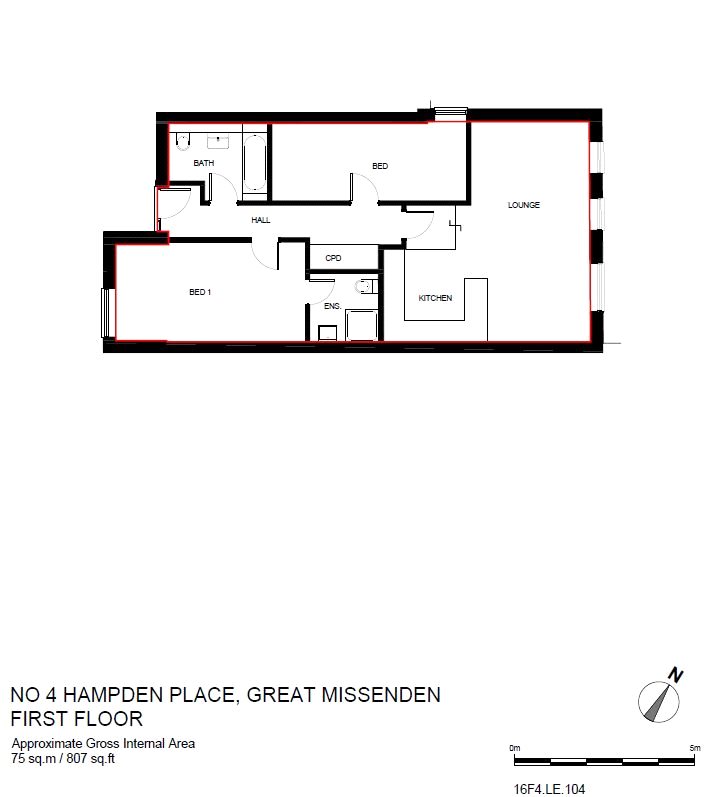 2 Bedrooms Flat for sale in Unit 4 Hampden Place, Station Approach, Great Missenden, Buckinghamshire HP16