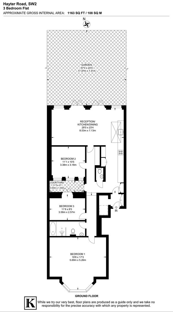 Hayter Road, London floorplan