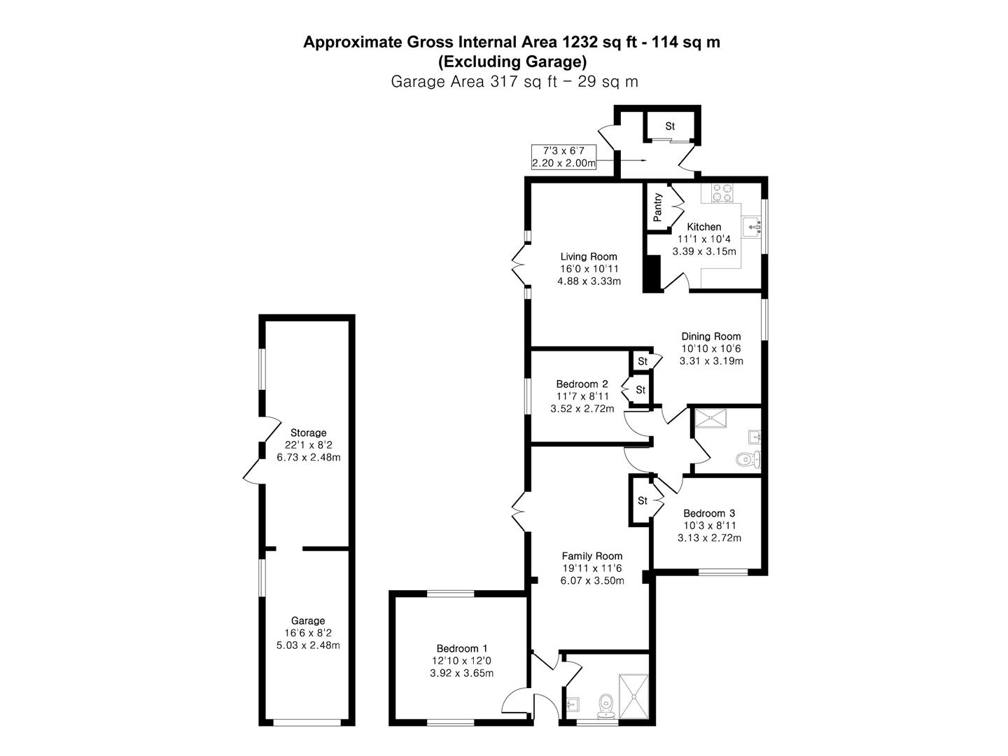8, Matthew Parker Close, Cambridge floorplan