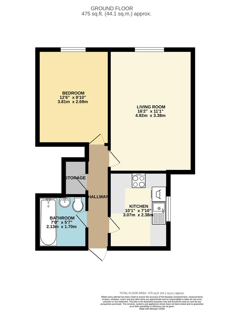 14 Isenhurst Court, Streatfield Road, Heathfield floorplan