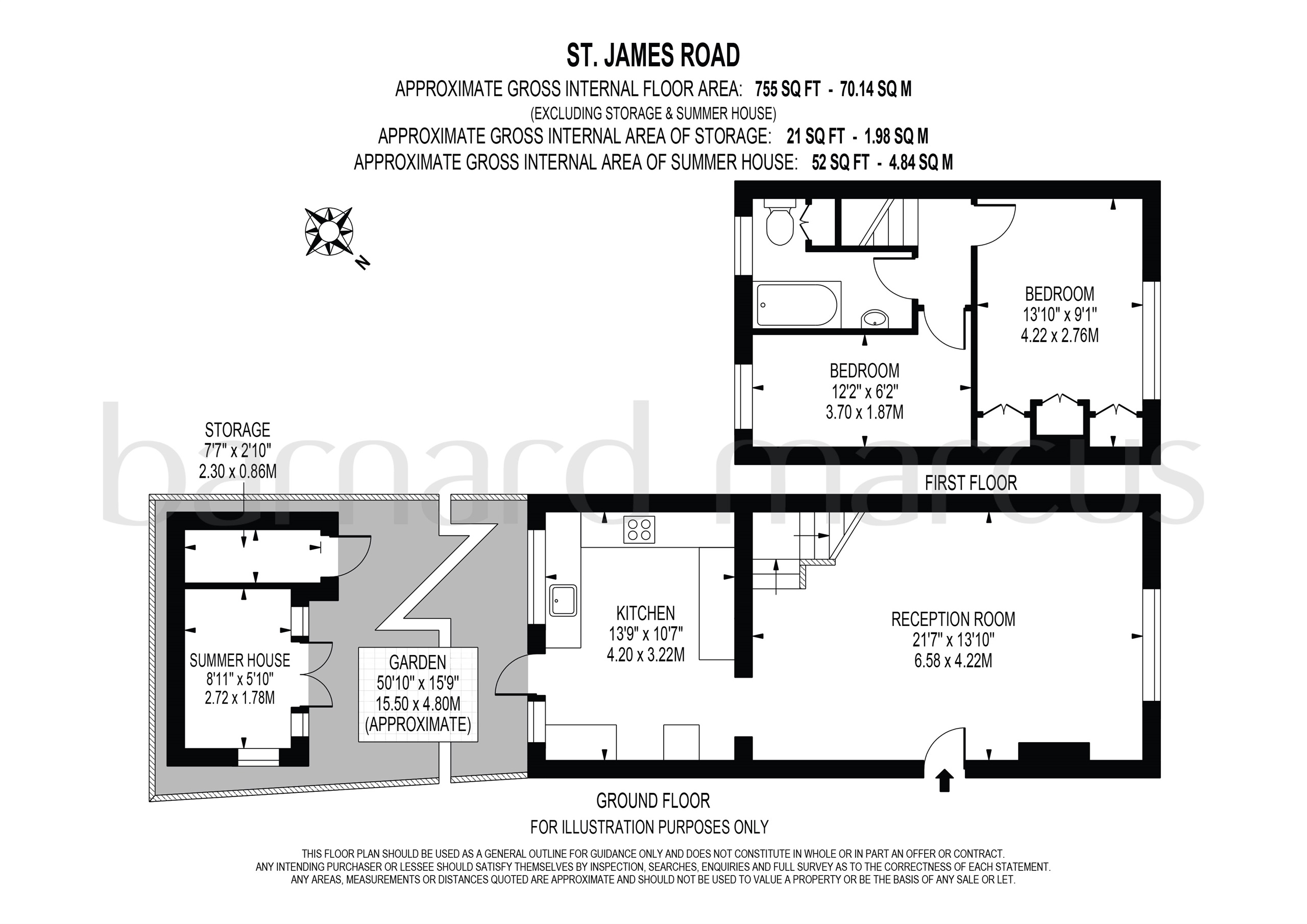 St. James Road, Carshalton SM5, 2 bedroom end terrace house for sale