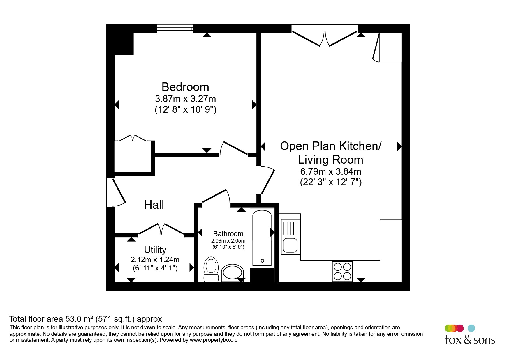 21, Bloomery House, West Green Drive, Crawley floorplan