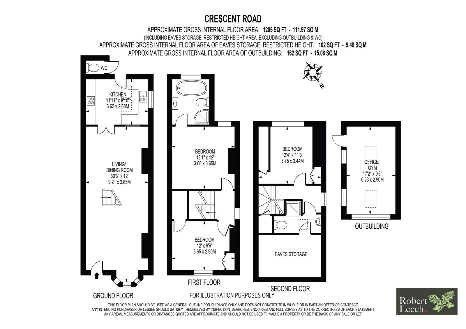 14, Crescent Road, Redhill floorplan