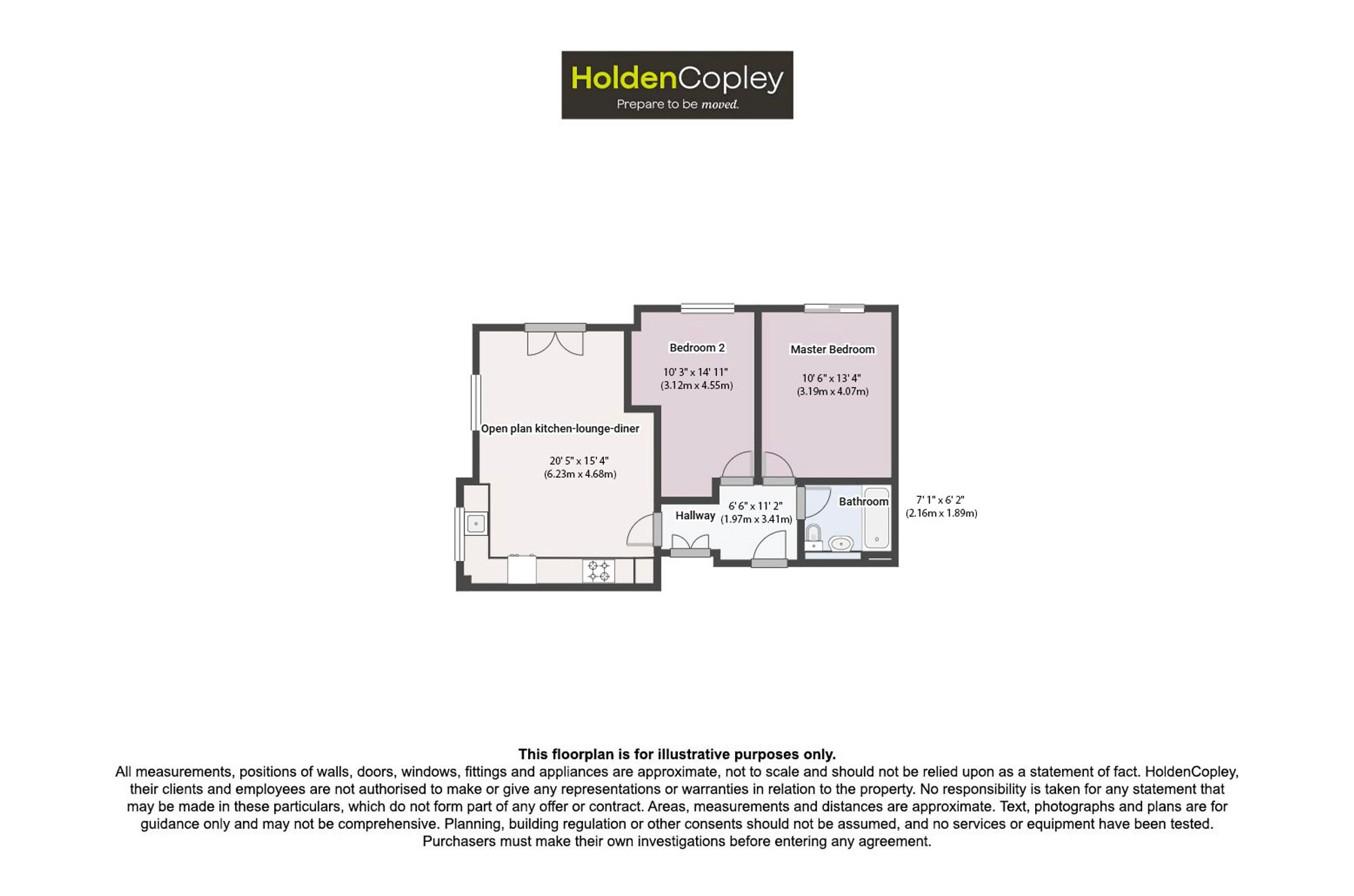 Flat 17, Highland Court Scotland Road, Nottingham floorplan