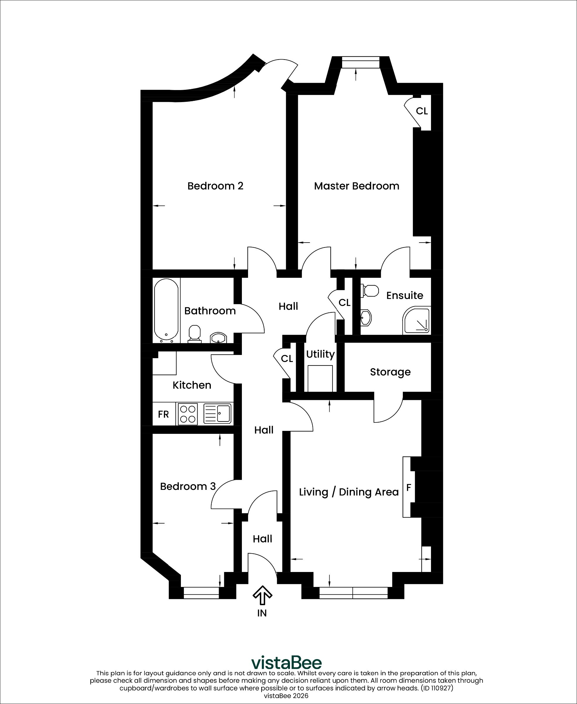 4 Roseburn Street, Edinburgh floorplan