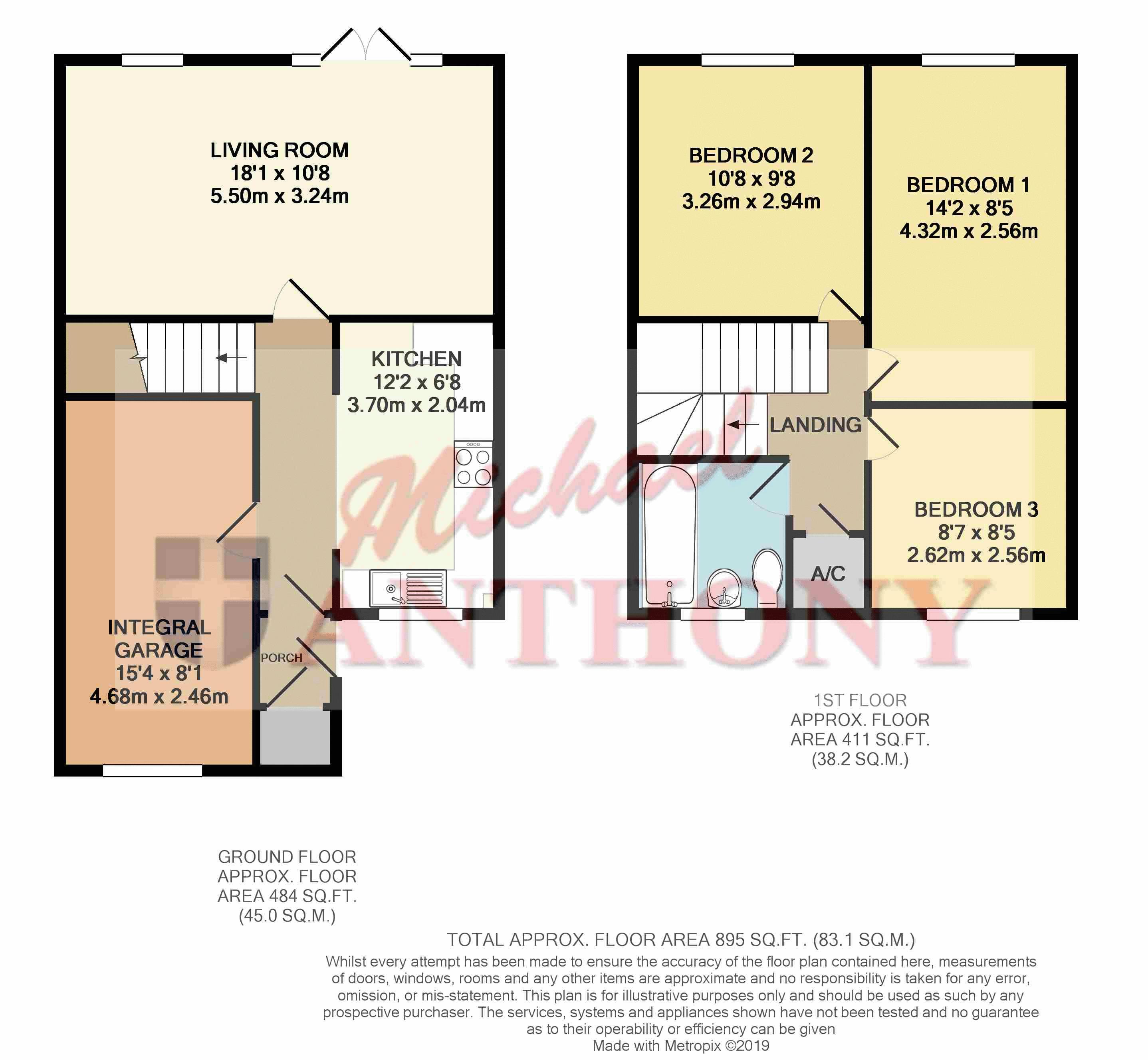 3 Bedrooms Terraced house for sale in Crosslands, Stantonbury, Milton Keynes MK14