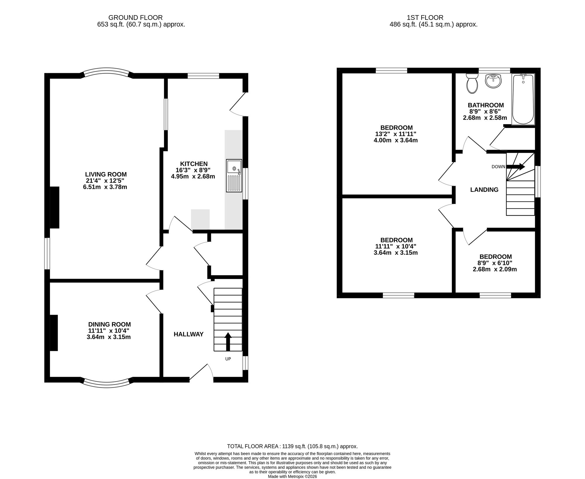 13 Llanwern Road, Newport floorplan