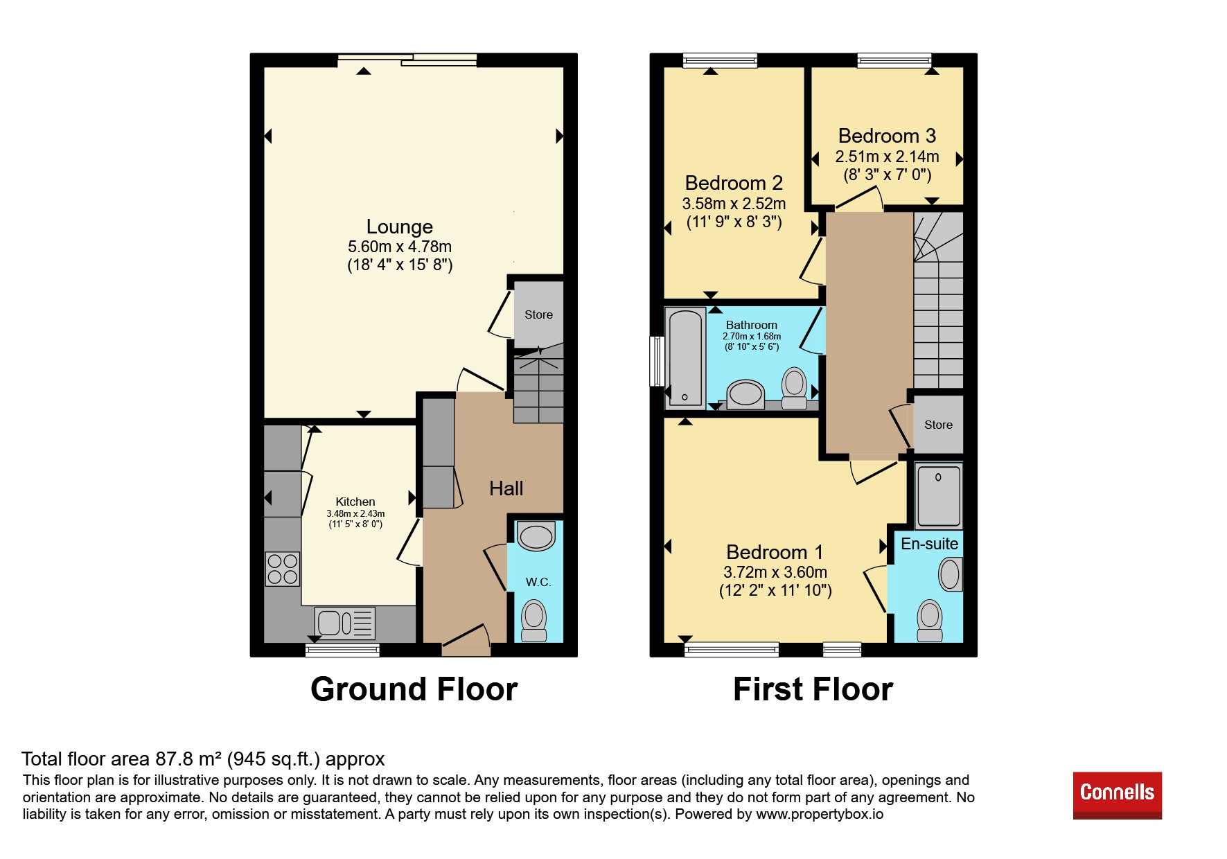 14, Crossfield Walk, Snodland floorplan