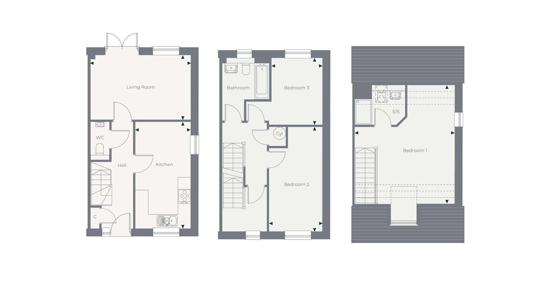 Plot 142, The Lowden, Lackham Place, Chippenham floorplan