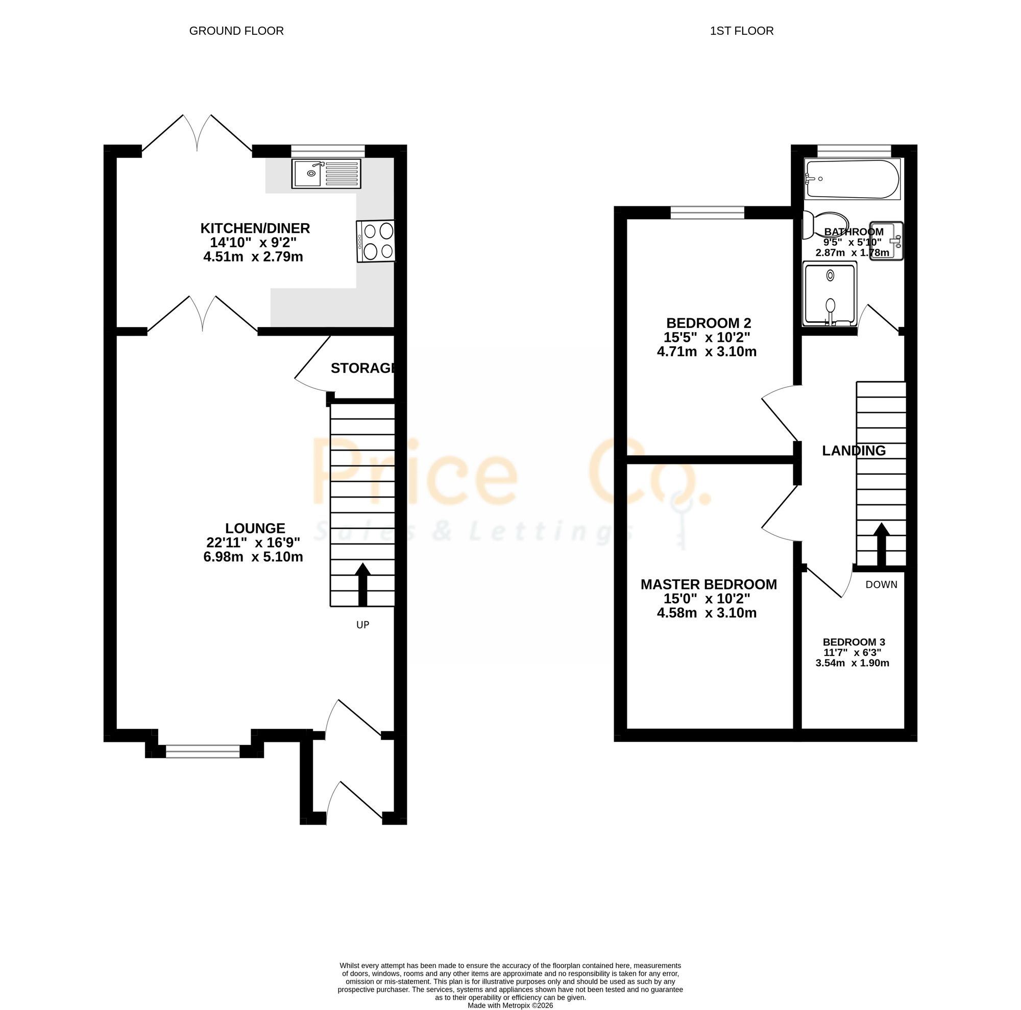 3 Maple Avenue, Bolton floorplan
