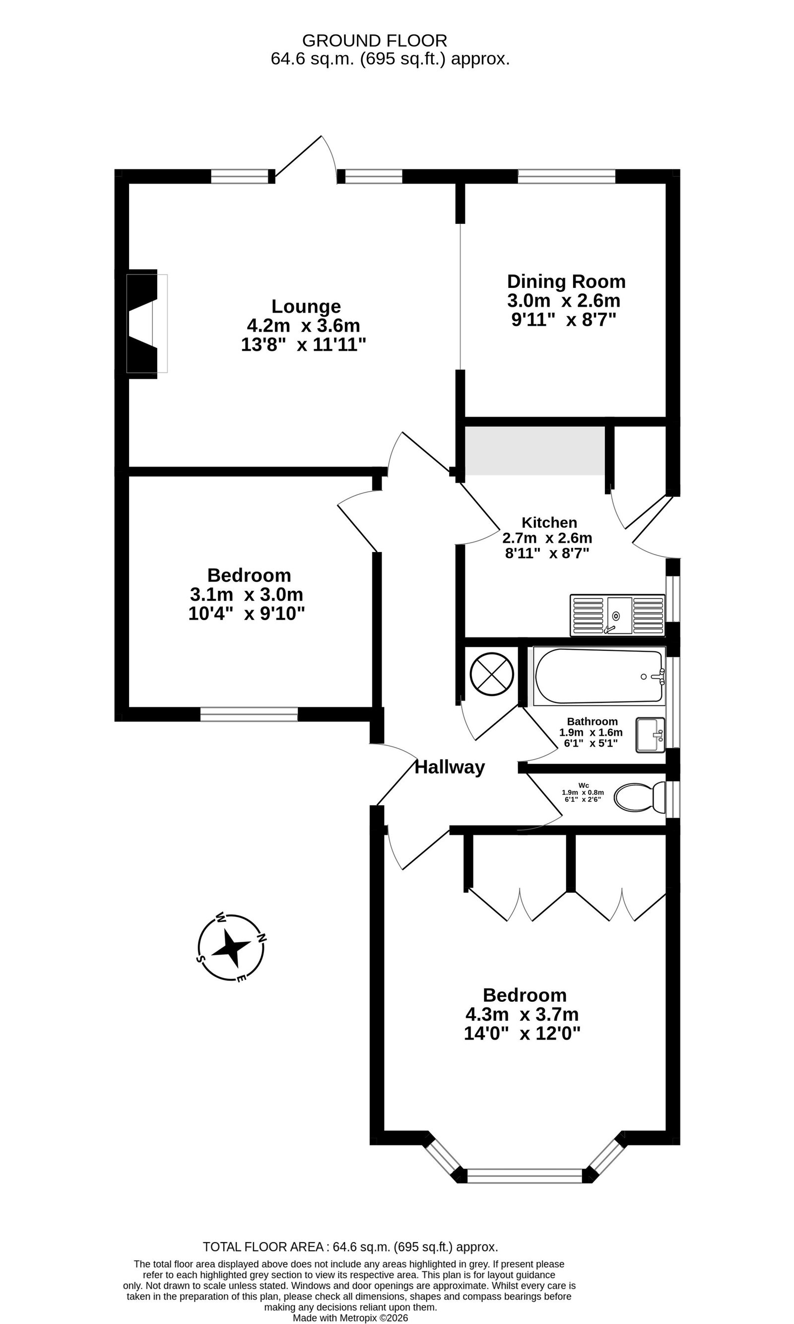 18, Rosemary Avenue, Broadstairs floorplan