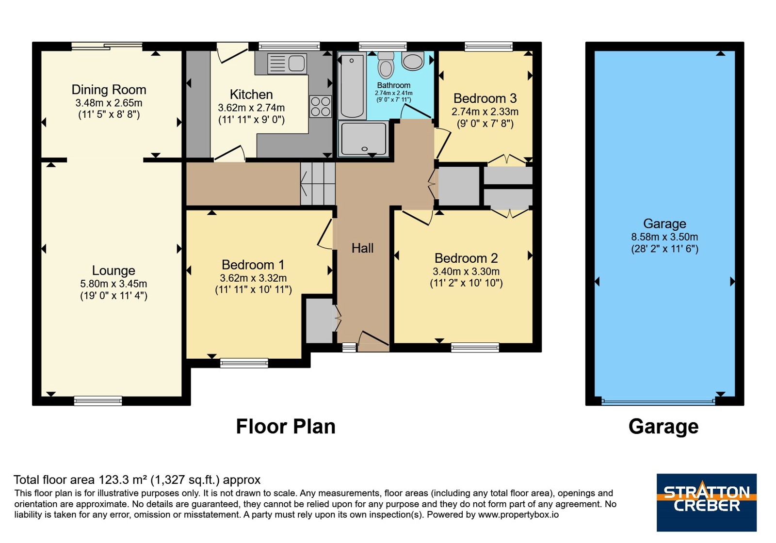 45, Athelstan Park, Cornwall floorplan