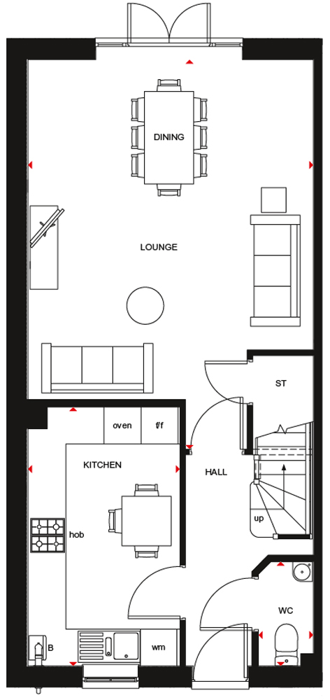H843113, Pippin Street, Swindon floorplan
